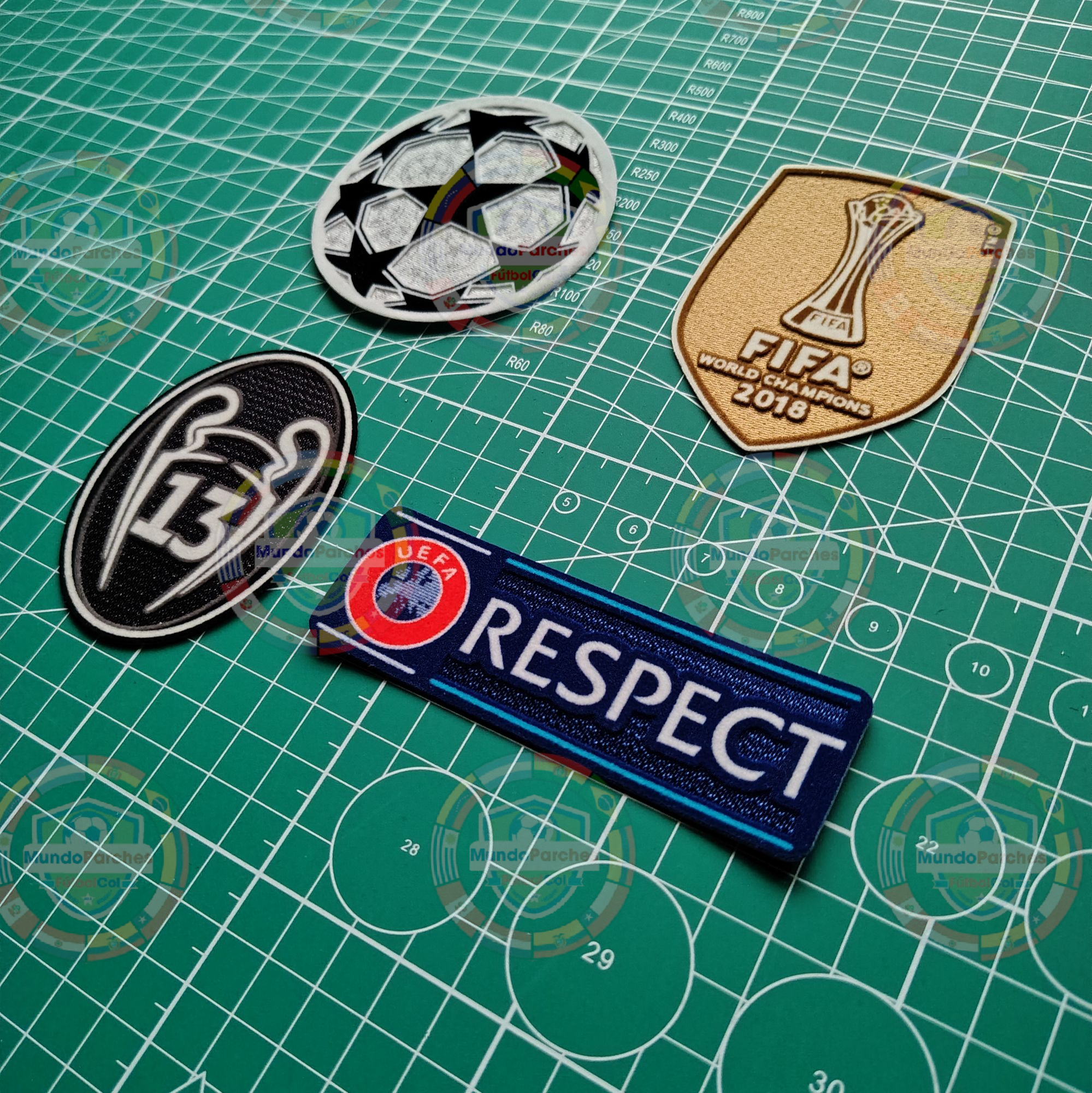 Set Parches Champions League 2019-2020 Real Madrid