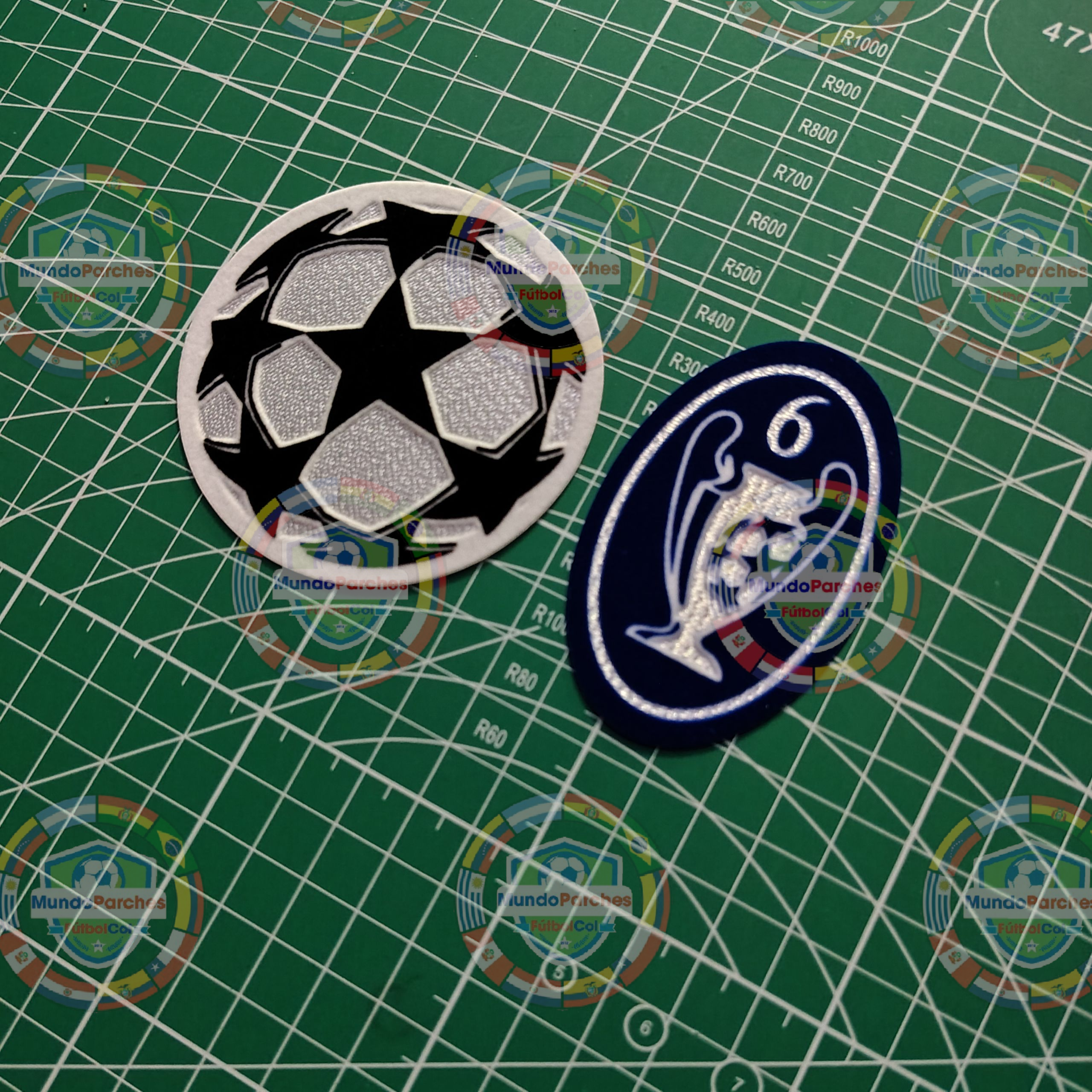Set Parches Champions League 2006-2007 Ac Milán