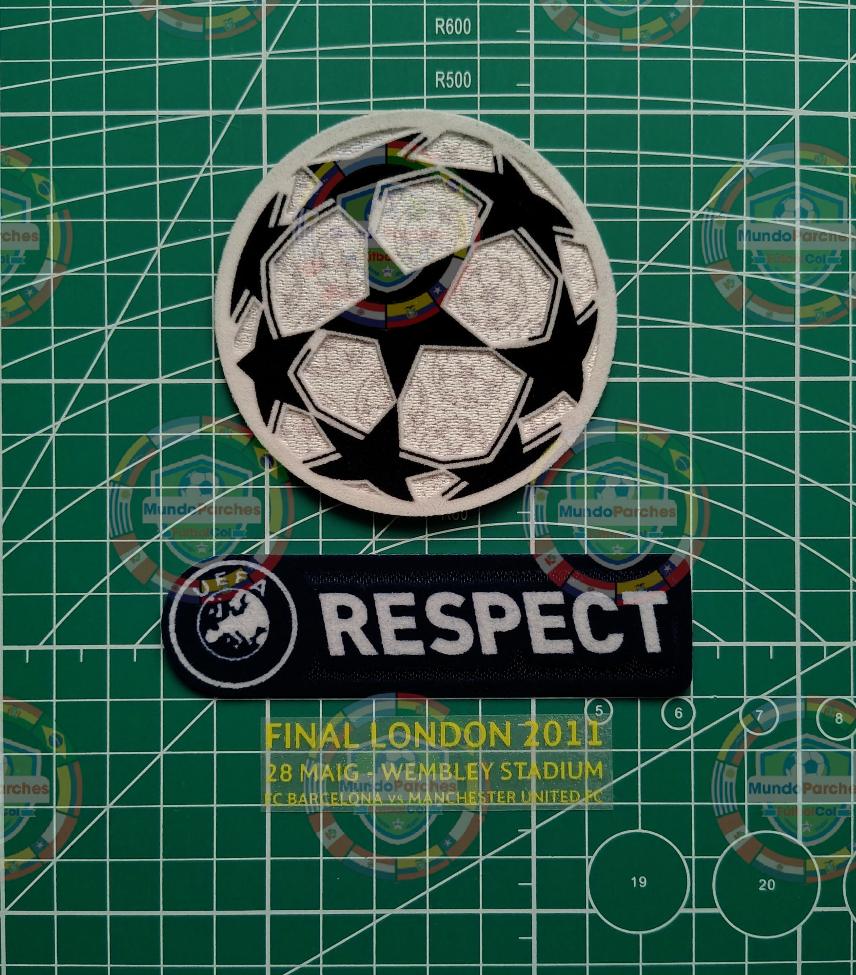 Set Parches Champions League Final 2011 Barcelona