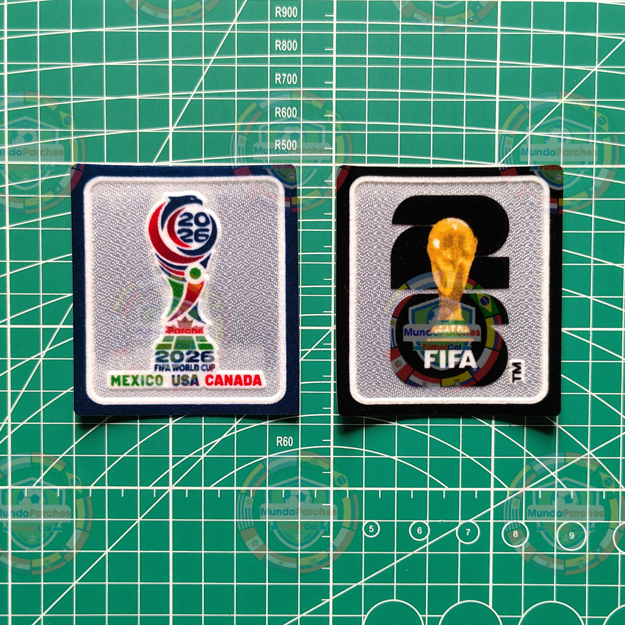 Set Parches Mundial Norteamérica 2026 No Oficiales
