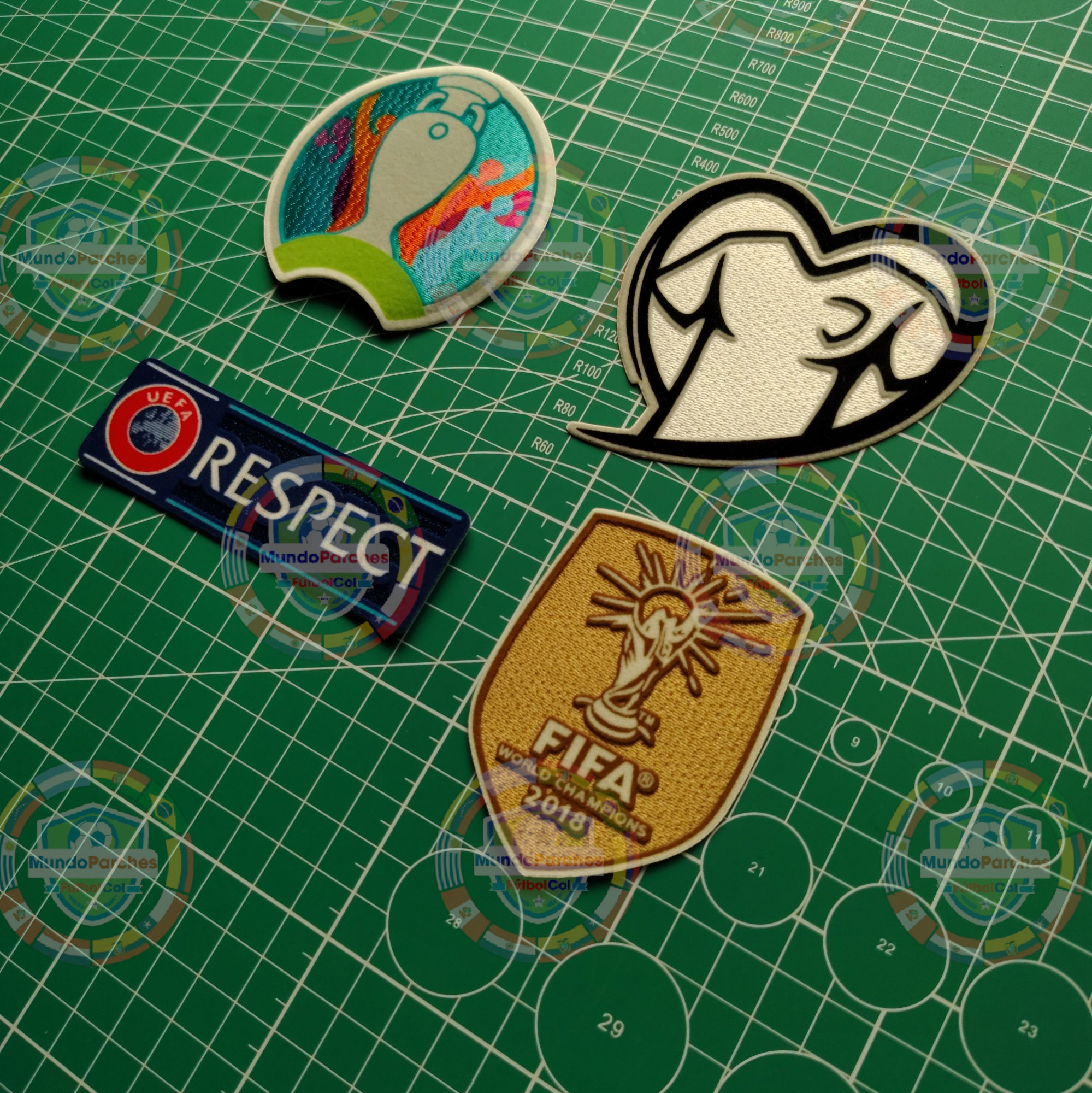 Set Parches Eliminatorias Euro 2020 Selección Francia