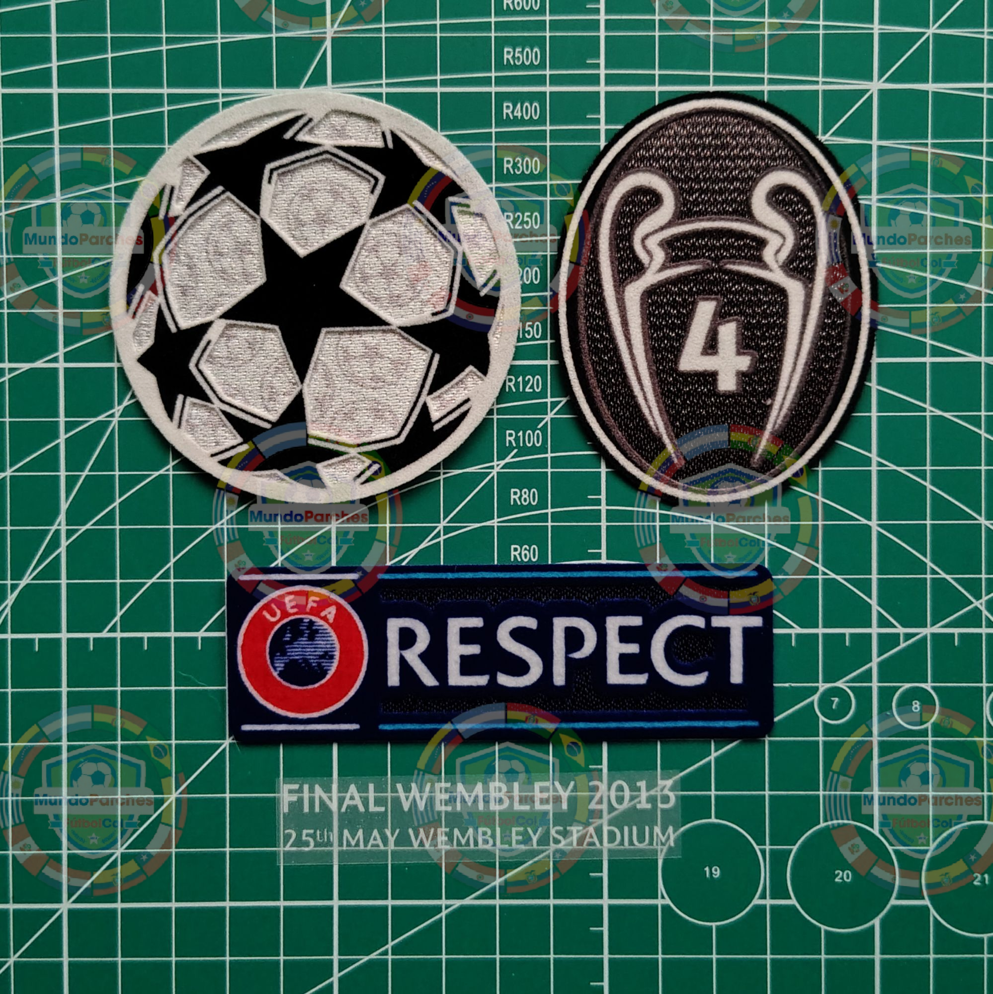Set Parches Champions League Final 2013 Bayern Munich
