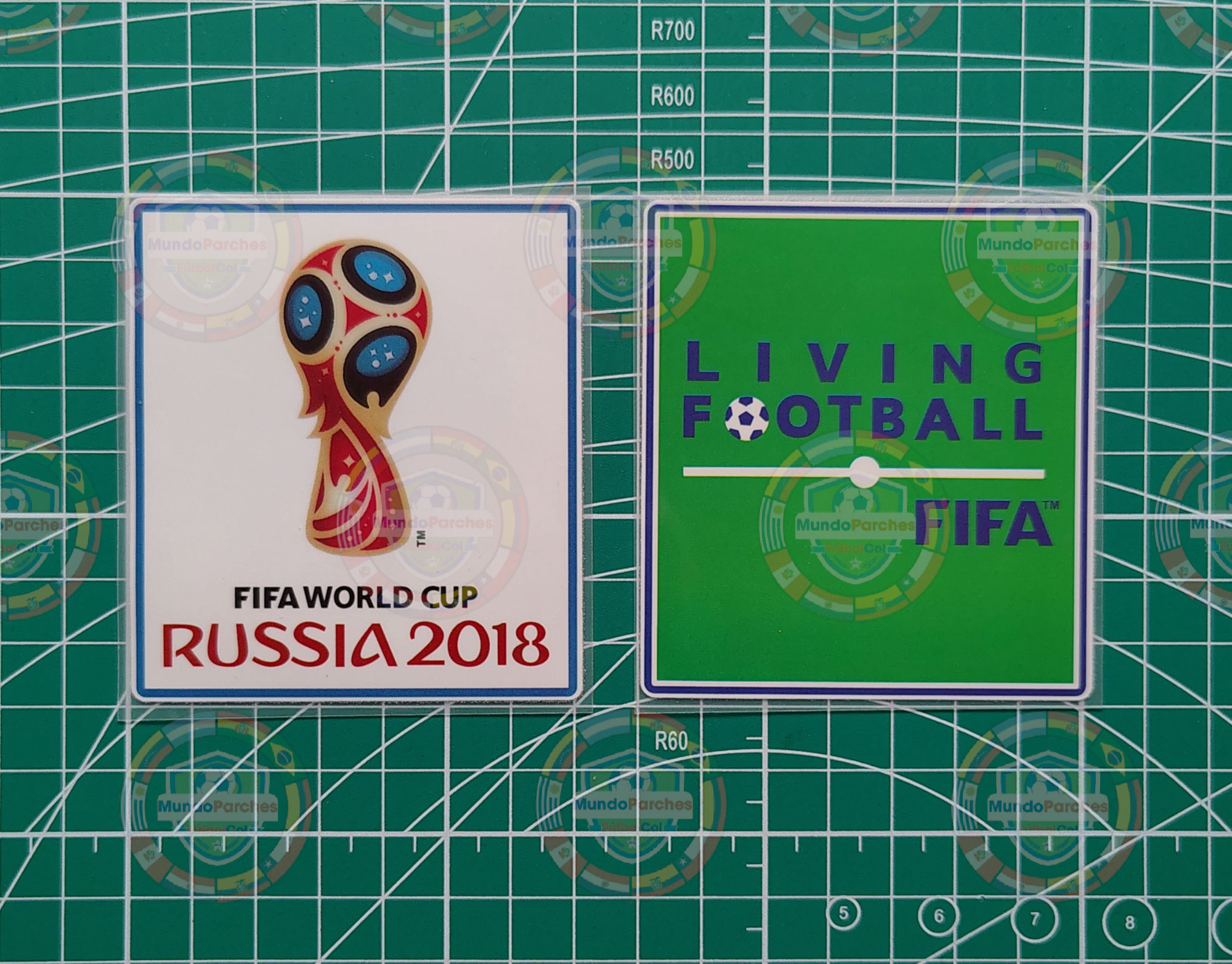 Set Parches Mundial Rusia 2018