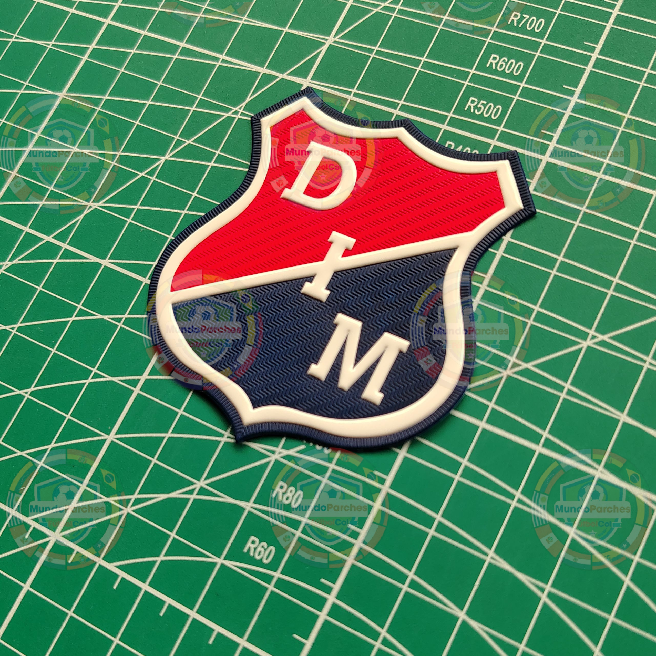 Escudo Independiente Medellín Material TPU ( Caucho) Full Color