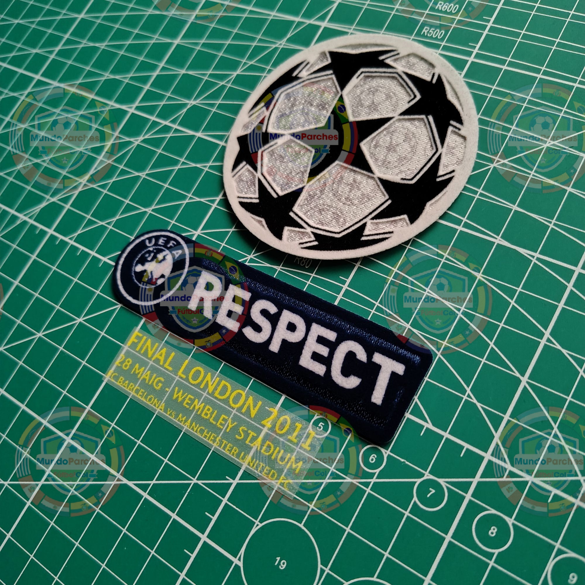Set Parches Champions League Final 2011 Barcelona