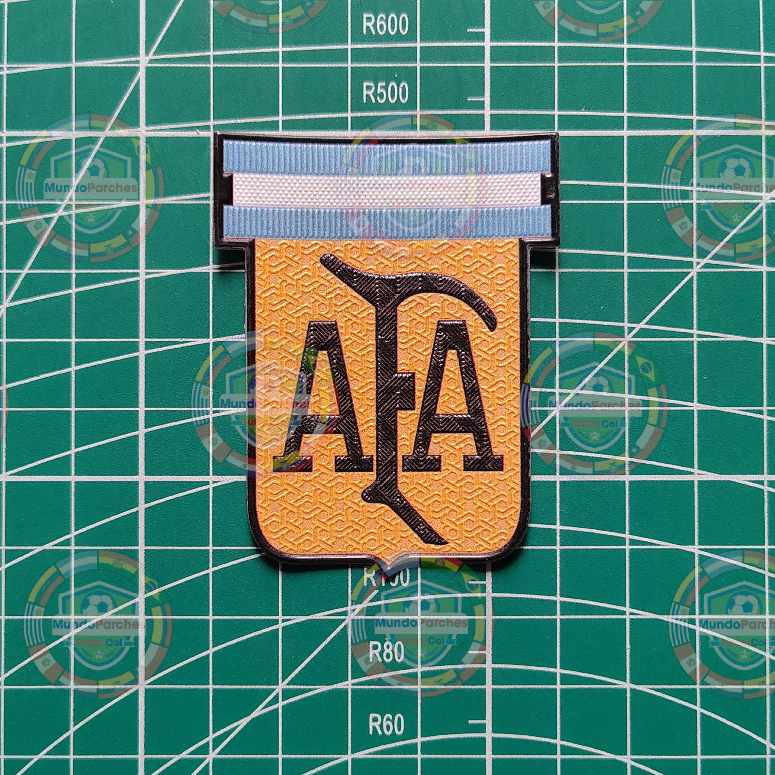 Escudo Selección Argentina Clásico Material Tpu (Caucho) Full Color