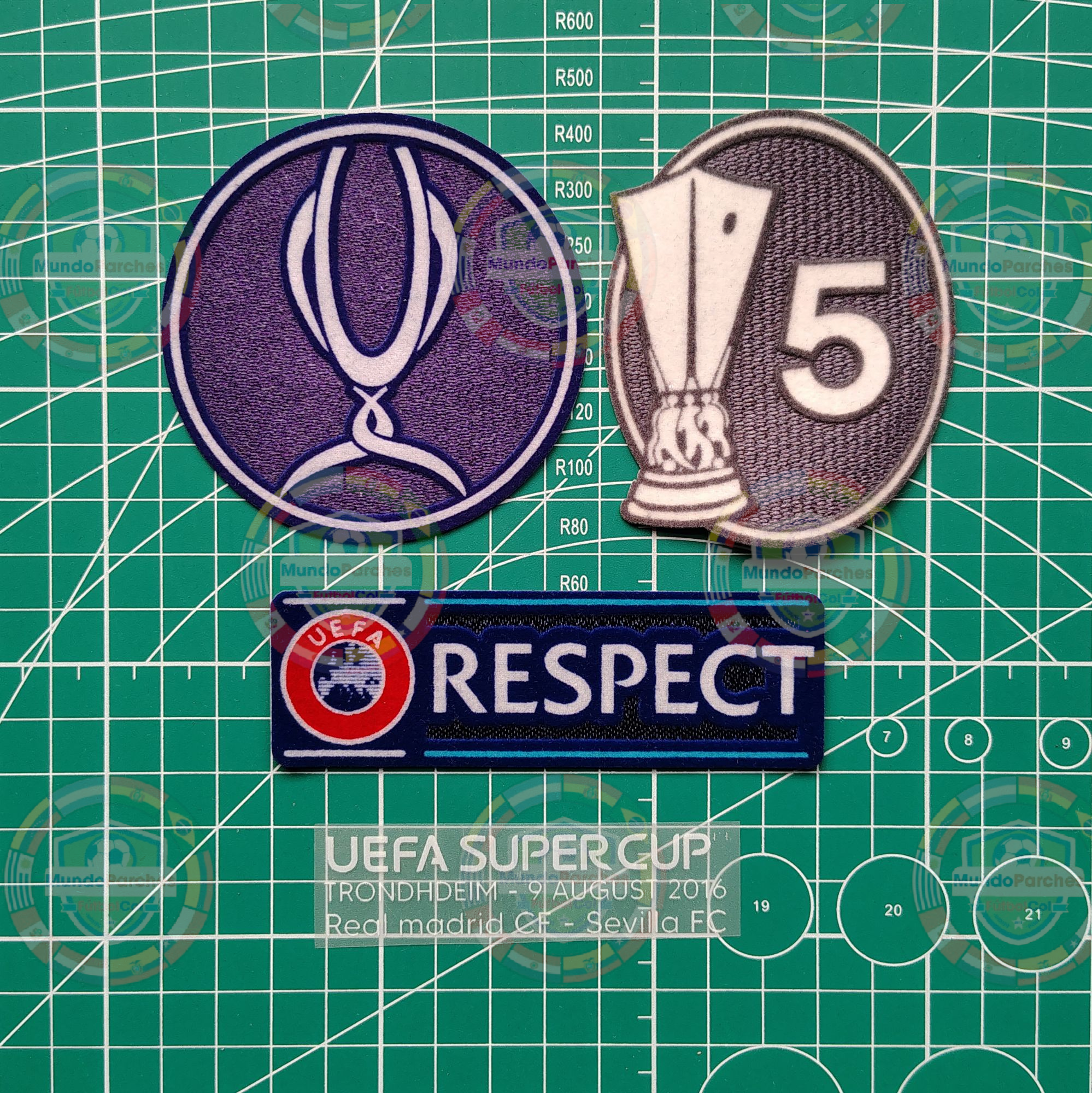 Set Parches Supercopa Europea 2016 Sevilla Match Detail