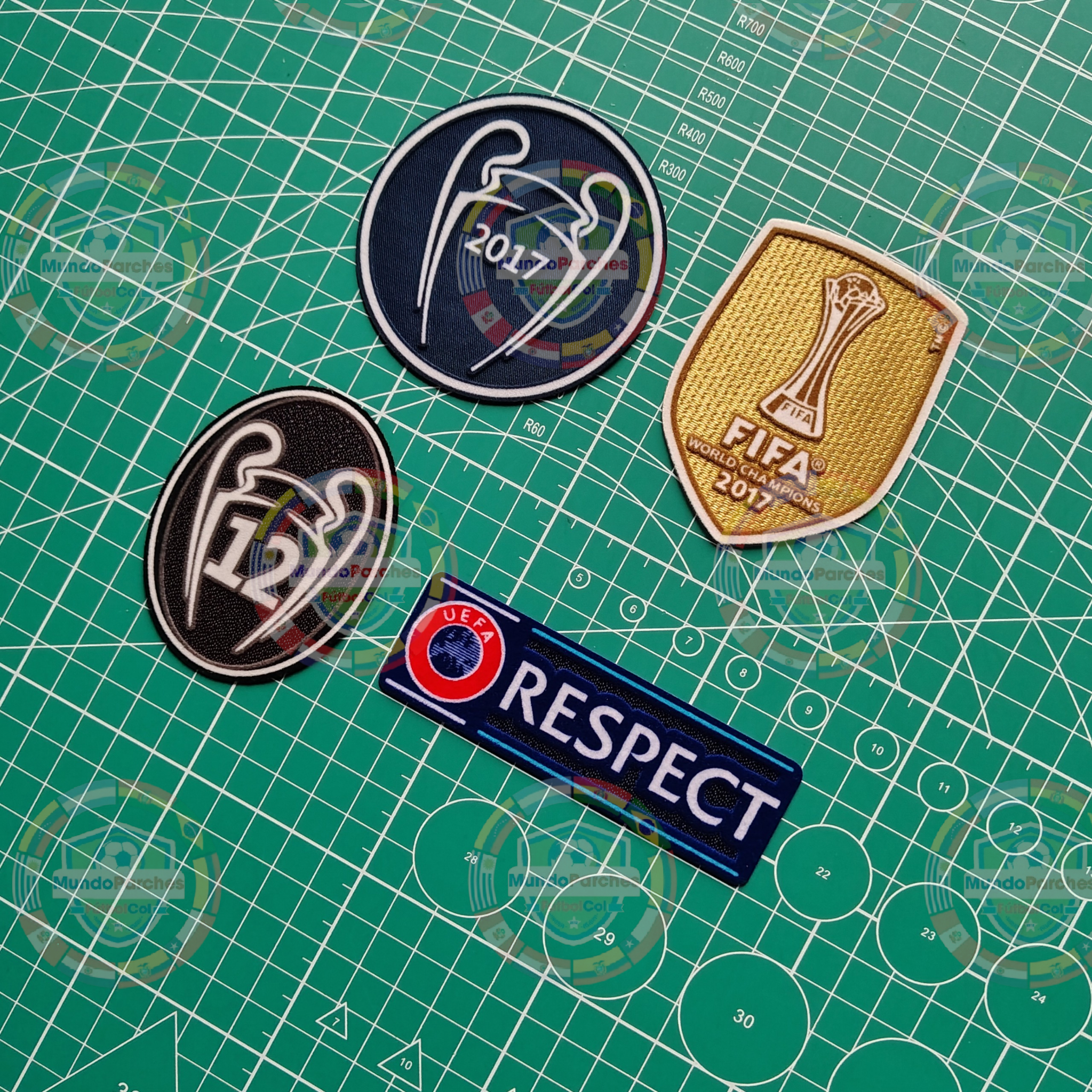 Set Parches Champions League 2017-2018 Real Madrid 2