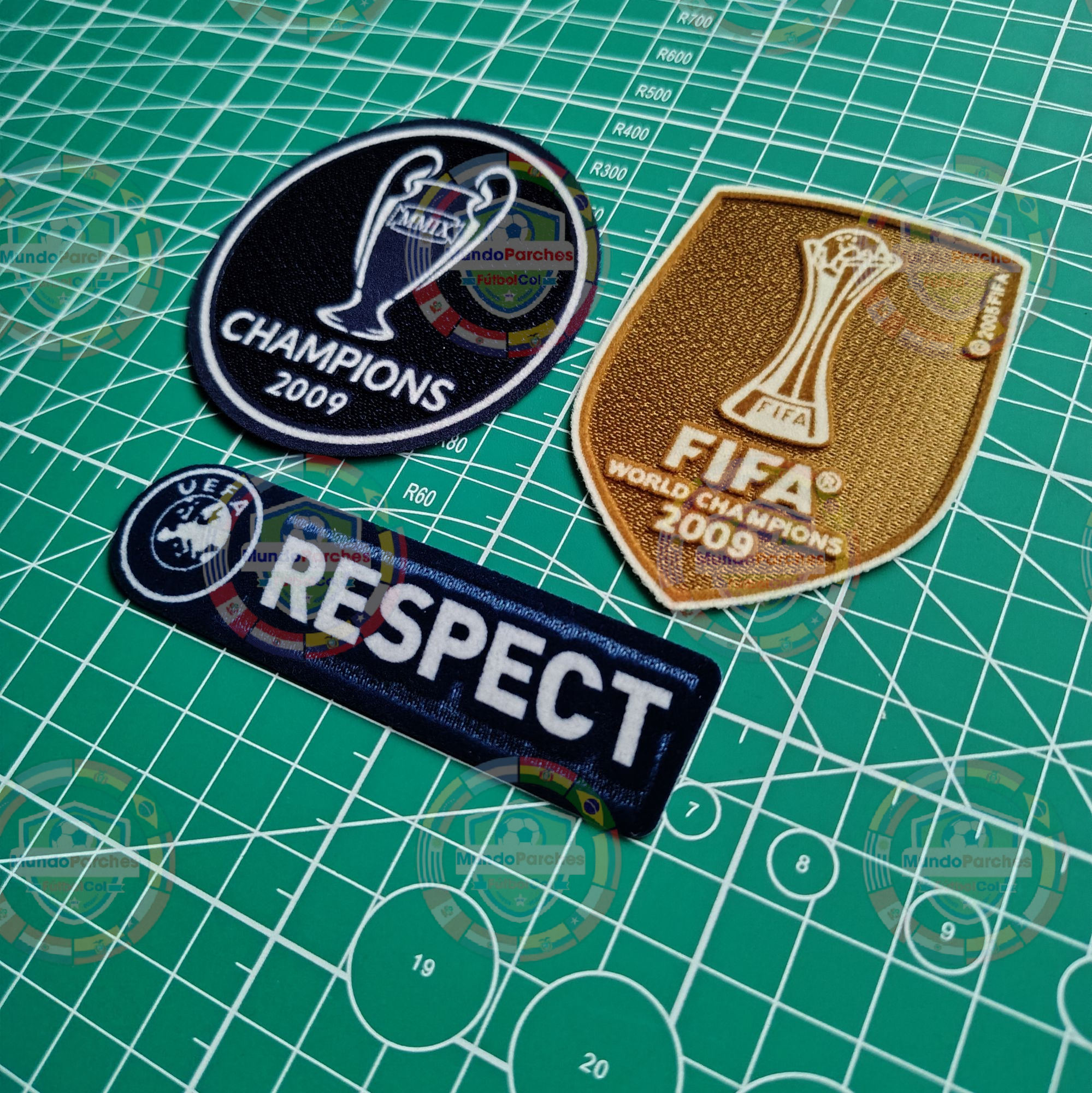 Set Parches Champions League 2009-2010 Barcelona