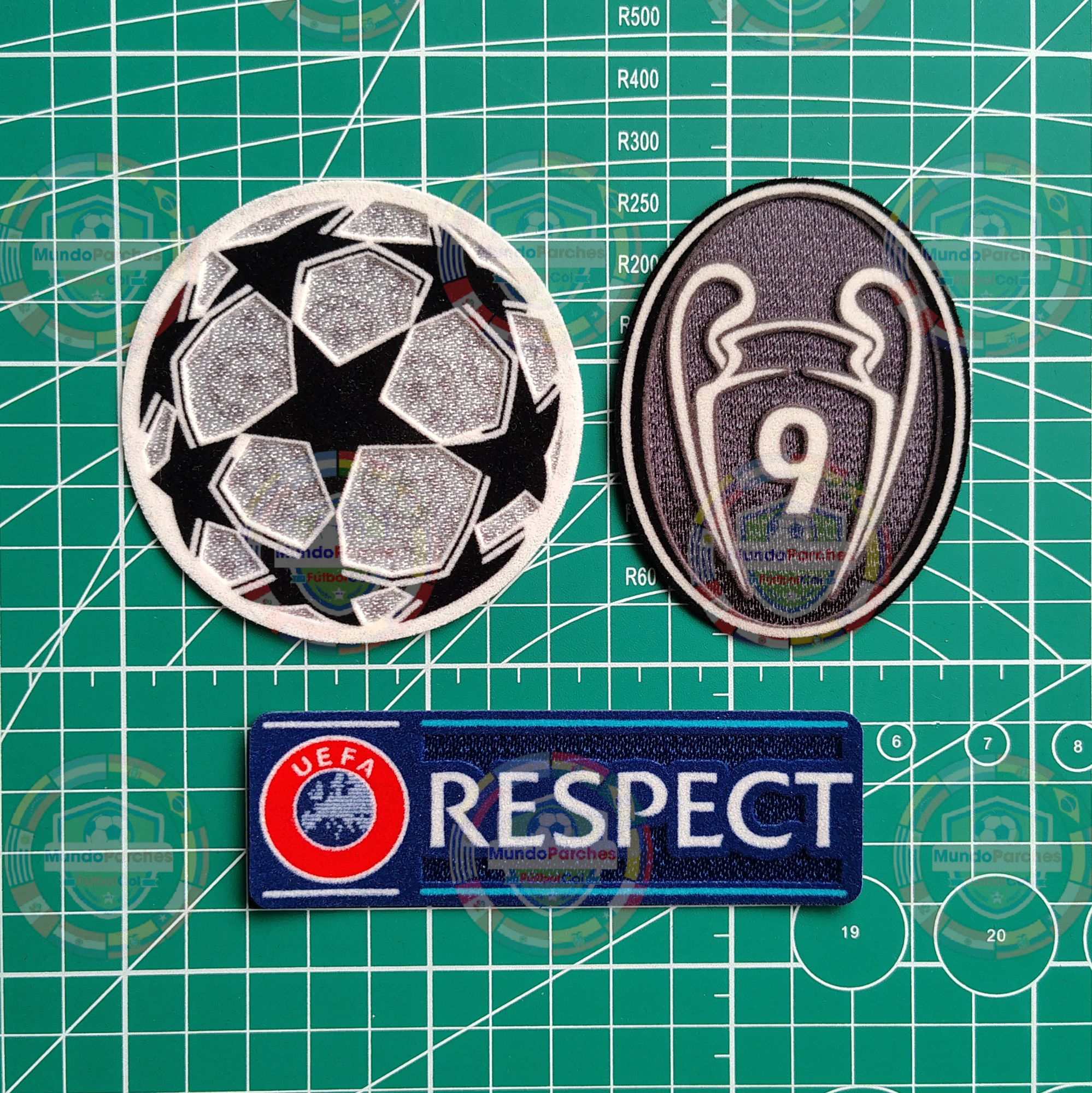 Set Parches Champions League 2012-2013 Real Madrid