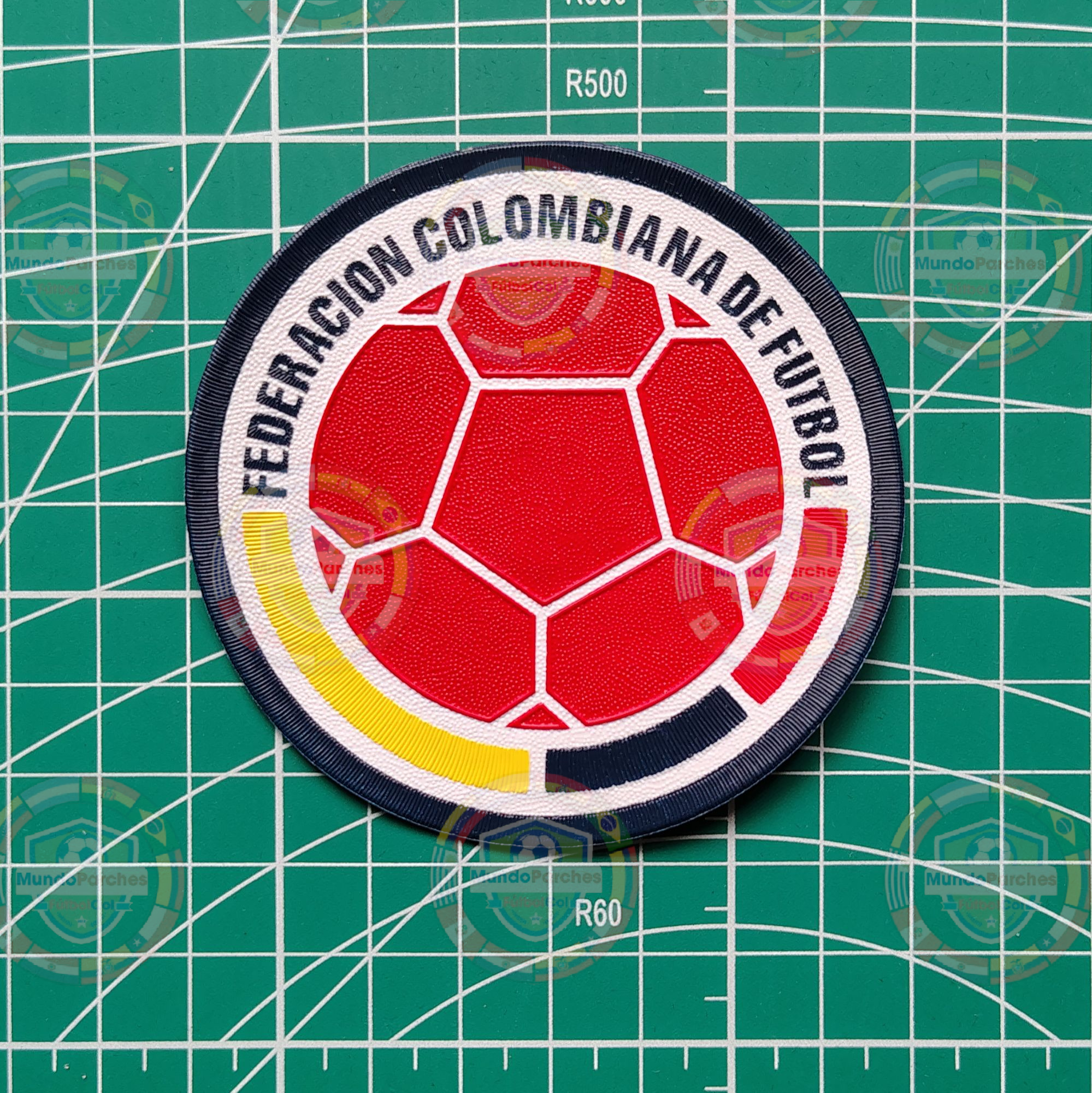 Escudo Selección Colombia Material Tejido Full Color