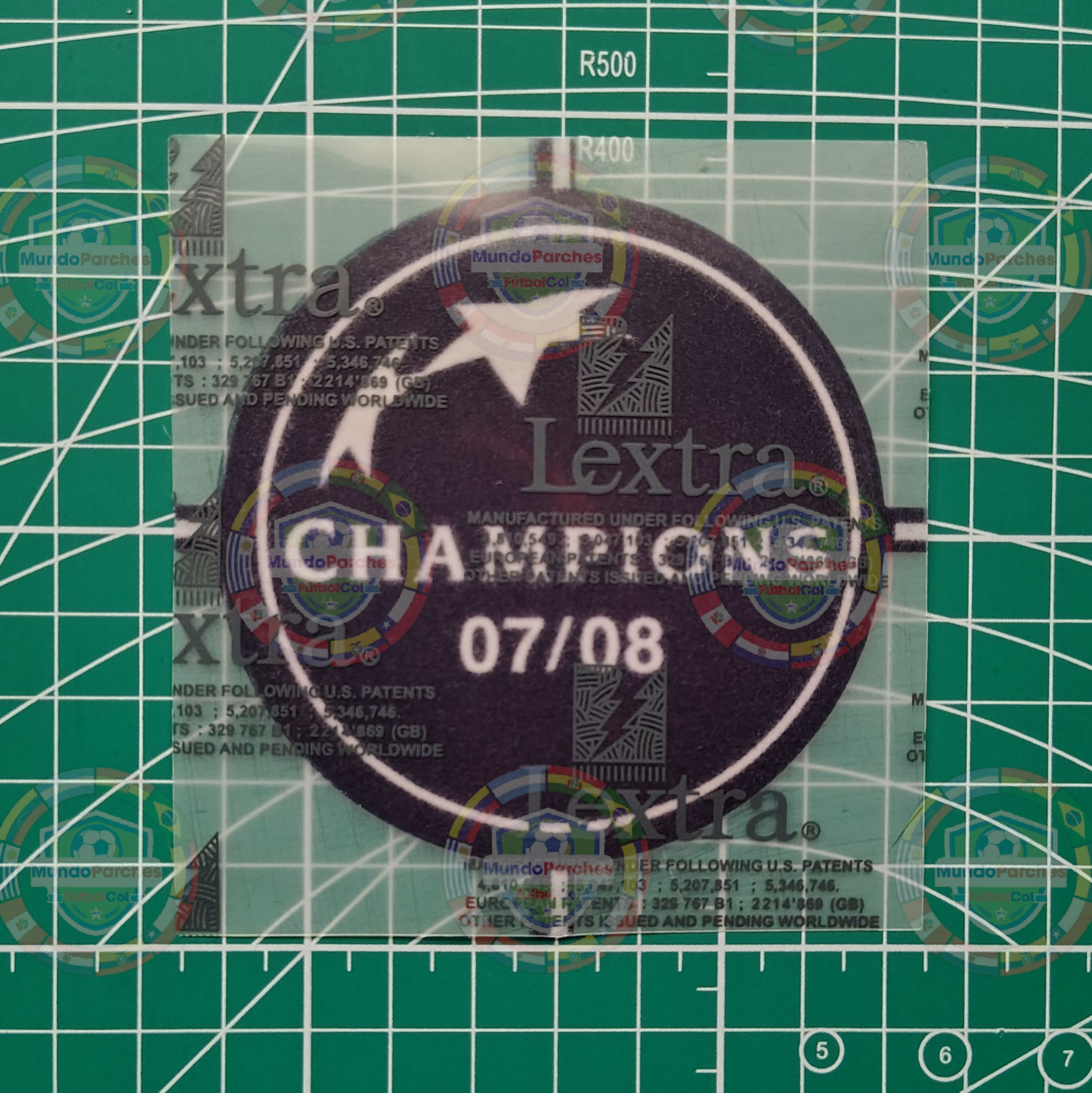Parche Champions League 2008-2009 Original Lextra Manchester United