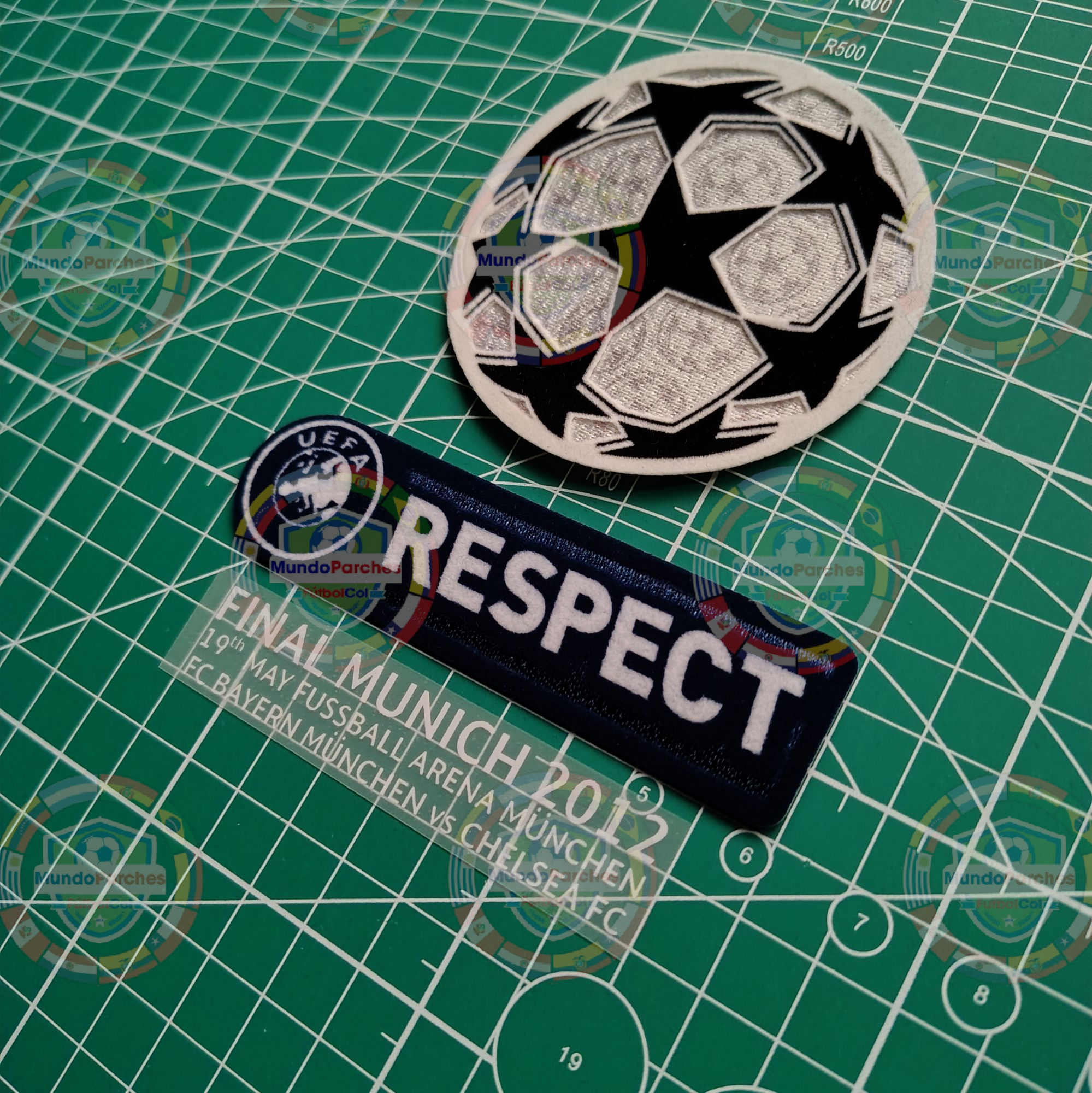 Set Parches Champions League Final 2012 Chelsea