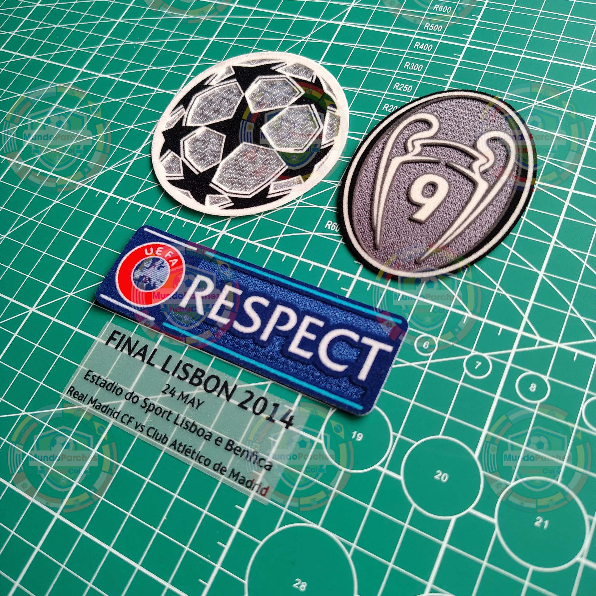 Set Parches Champions League Final 2014 Real Madrid