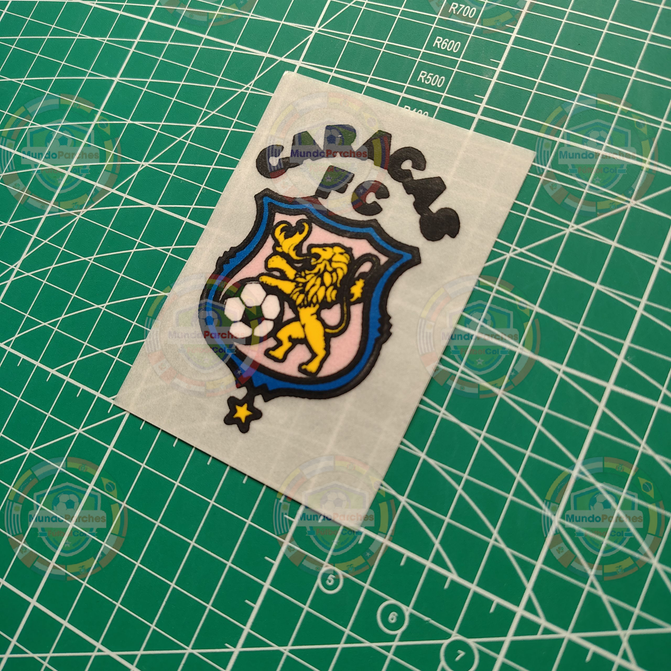 Escudo Caracas Fc Material Flock Full Color