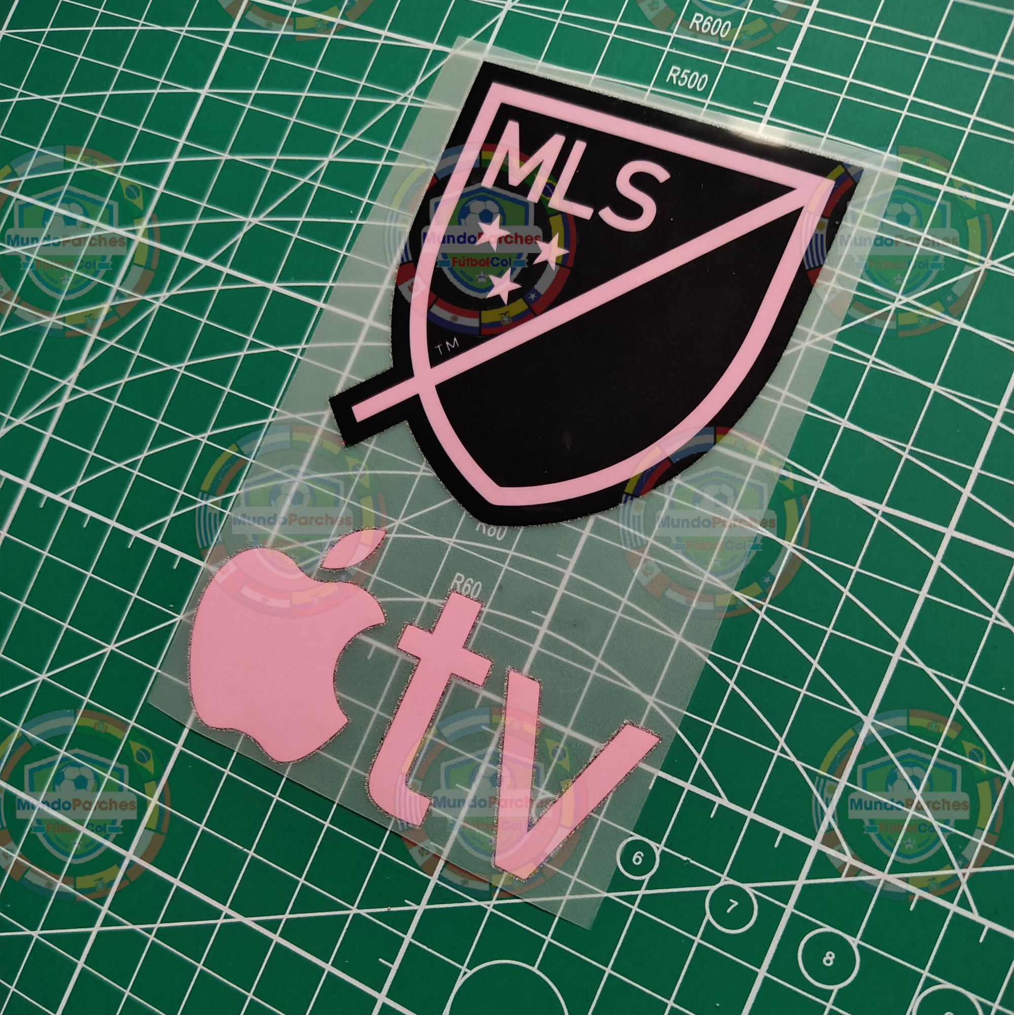 Parche MLS Apple Tv Rosado Inter Miami