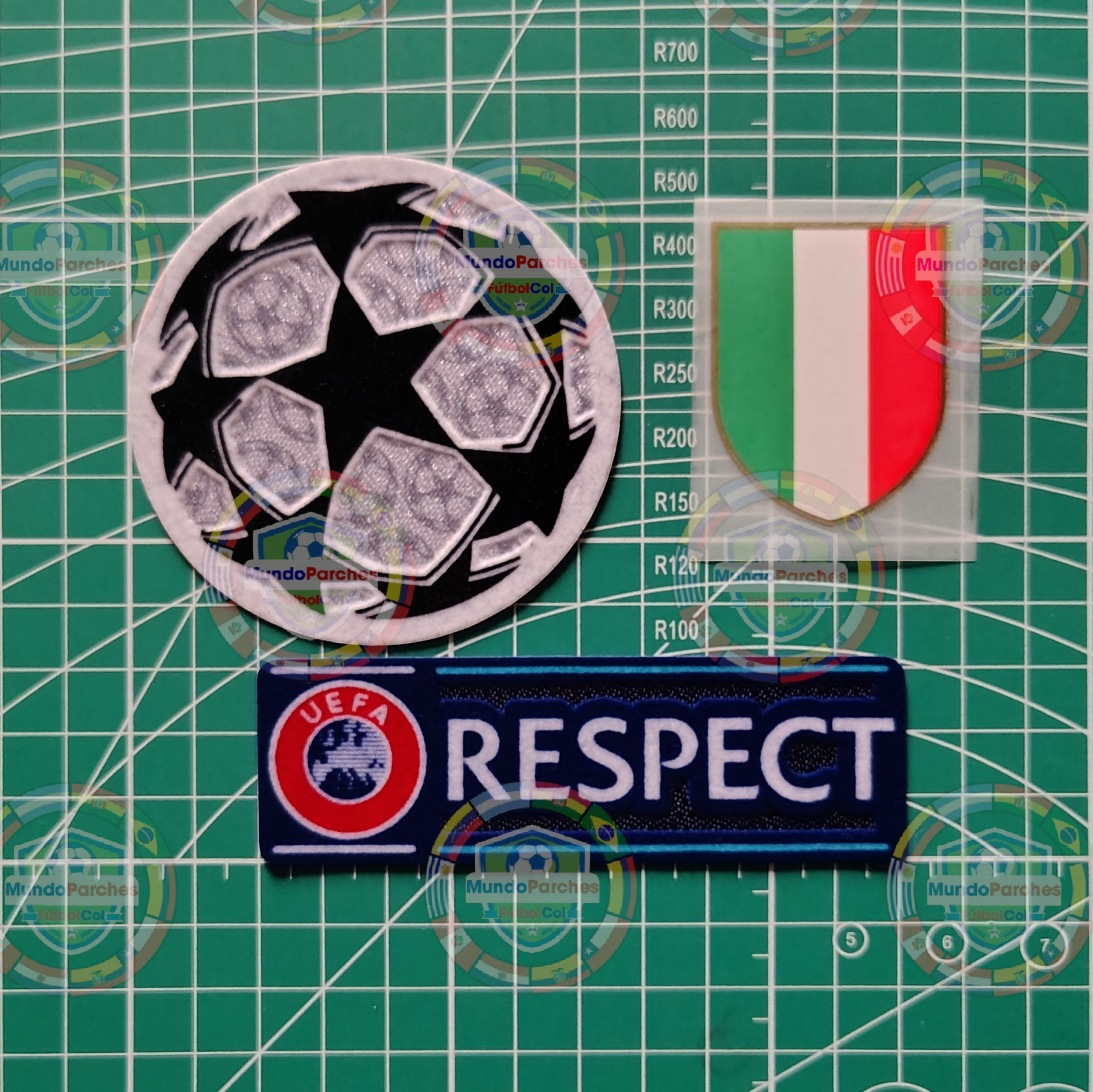 Set Parches Champions League 2019- 2020 Juventus