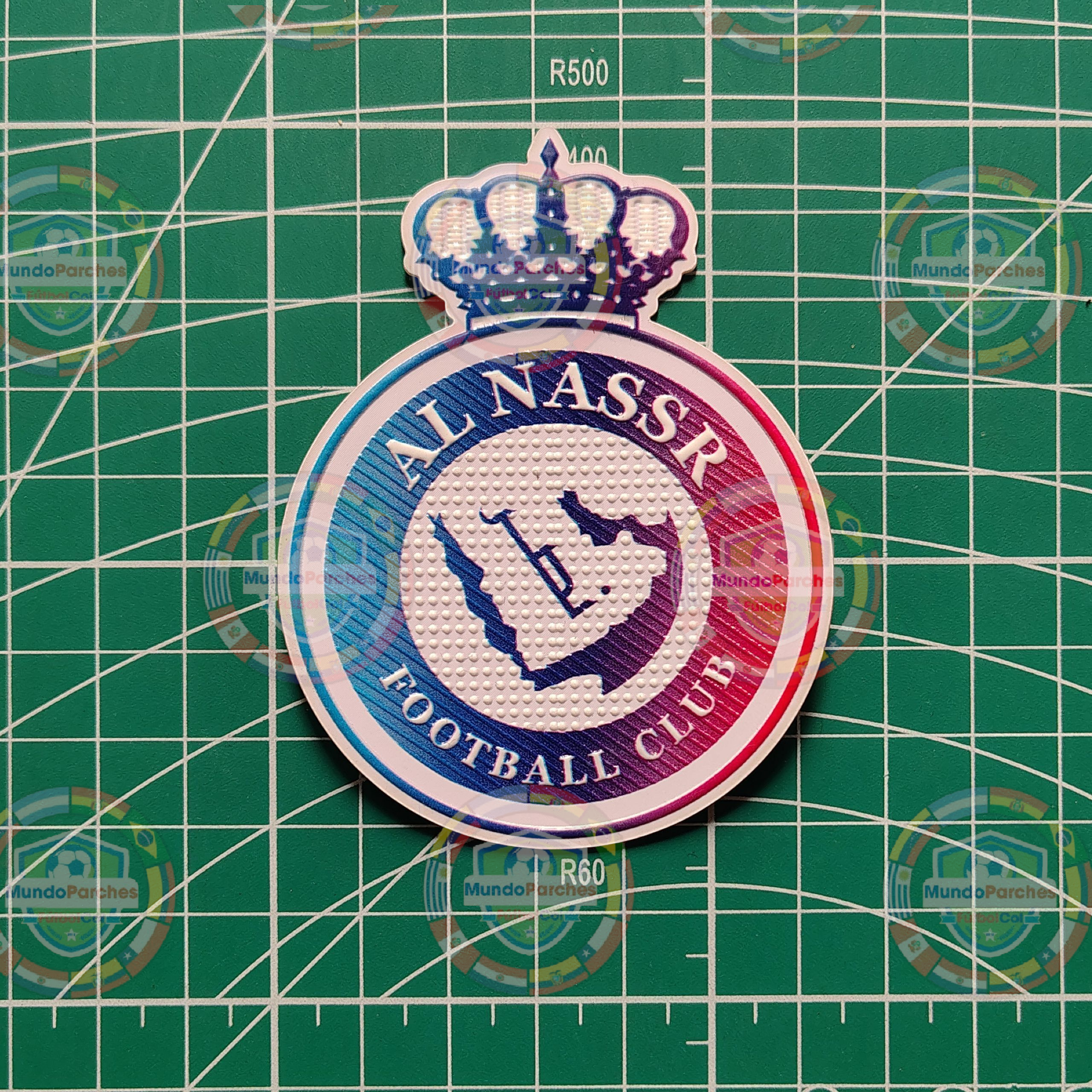 Escudo Al Nassr Material Tpu (Caucho) Degrade