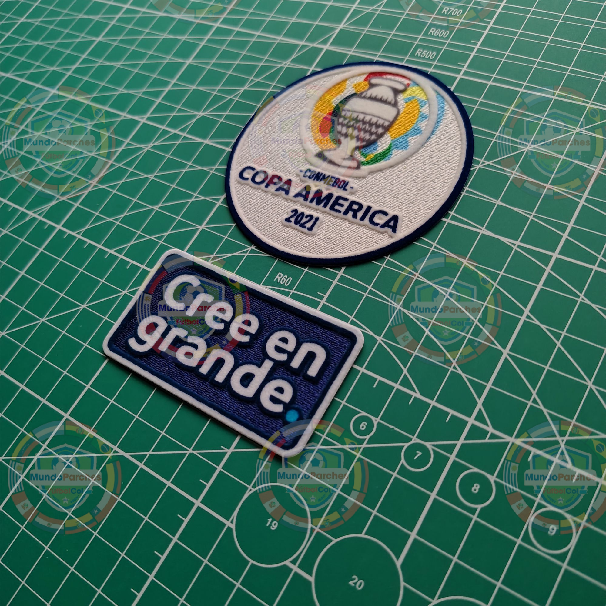 Set Parches Copa América 2021 Selección Ecuador y Venezuela