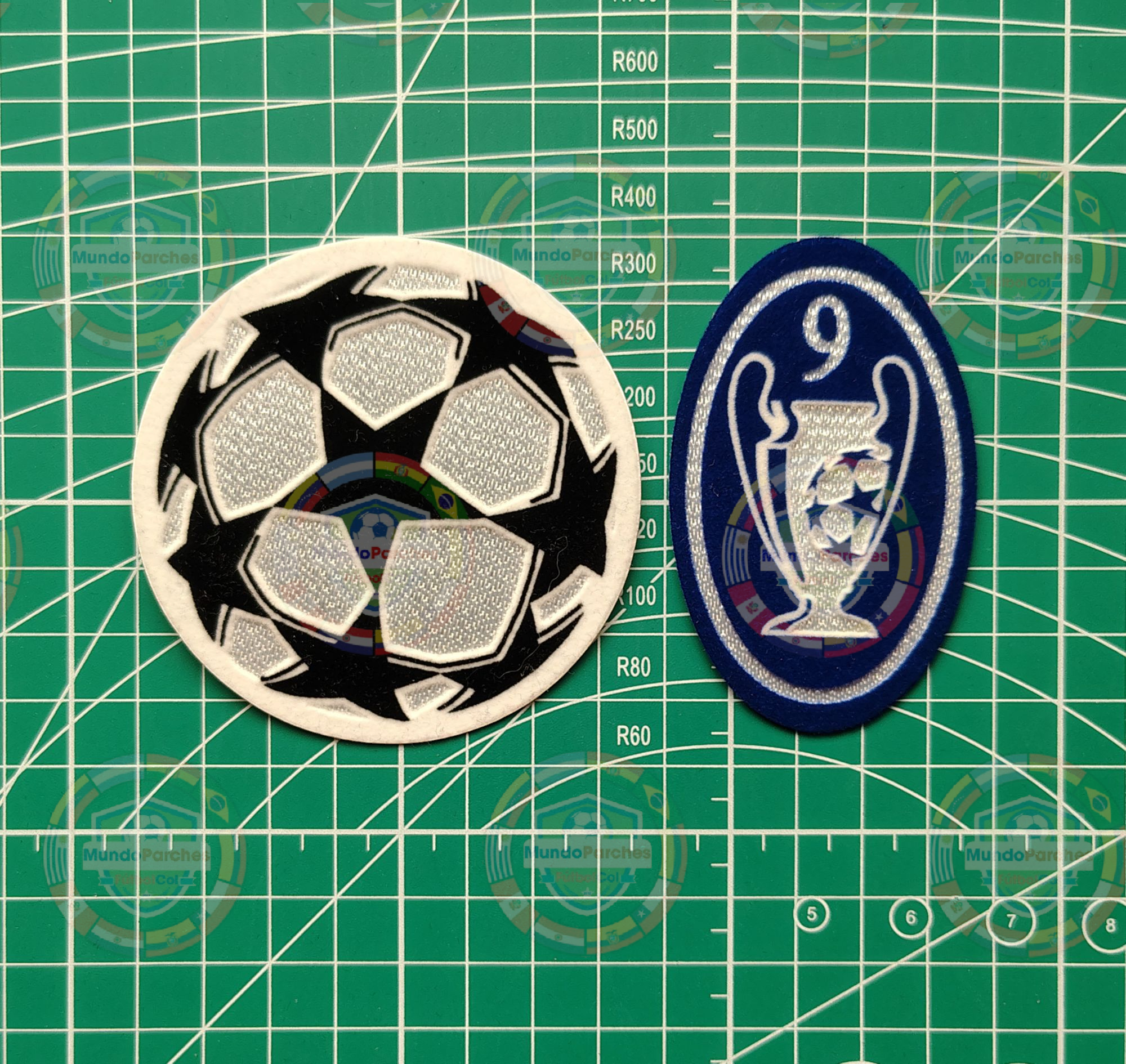 Set Parches Champions League 2007-2008 Real Madrid