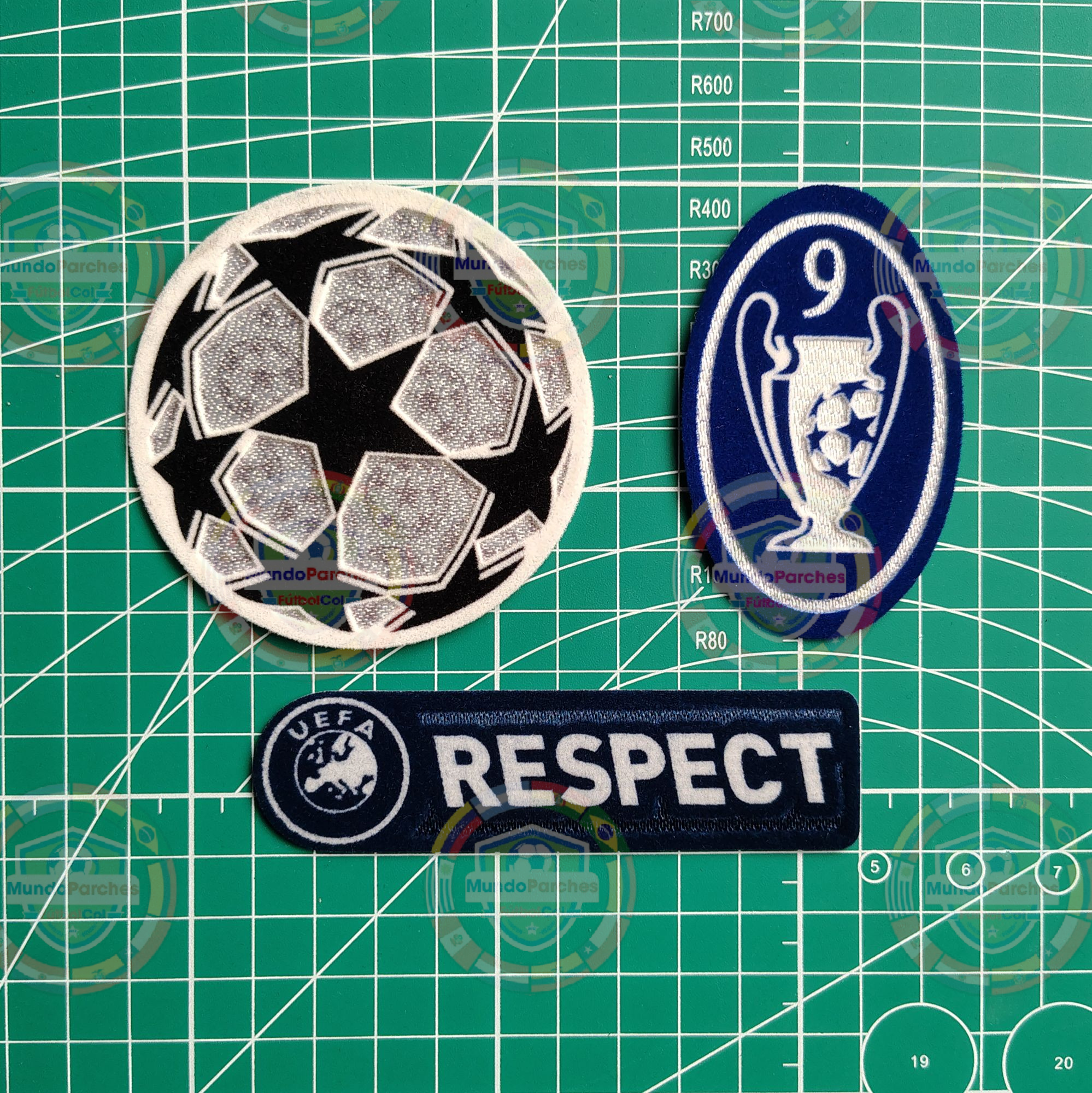 Set Parches Champions League 2010-2011 Real Madrid