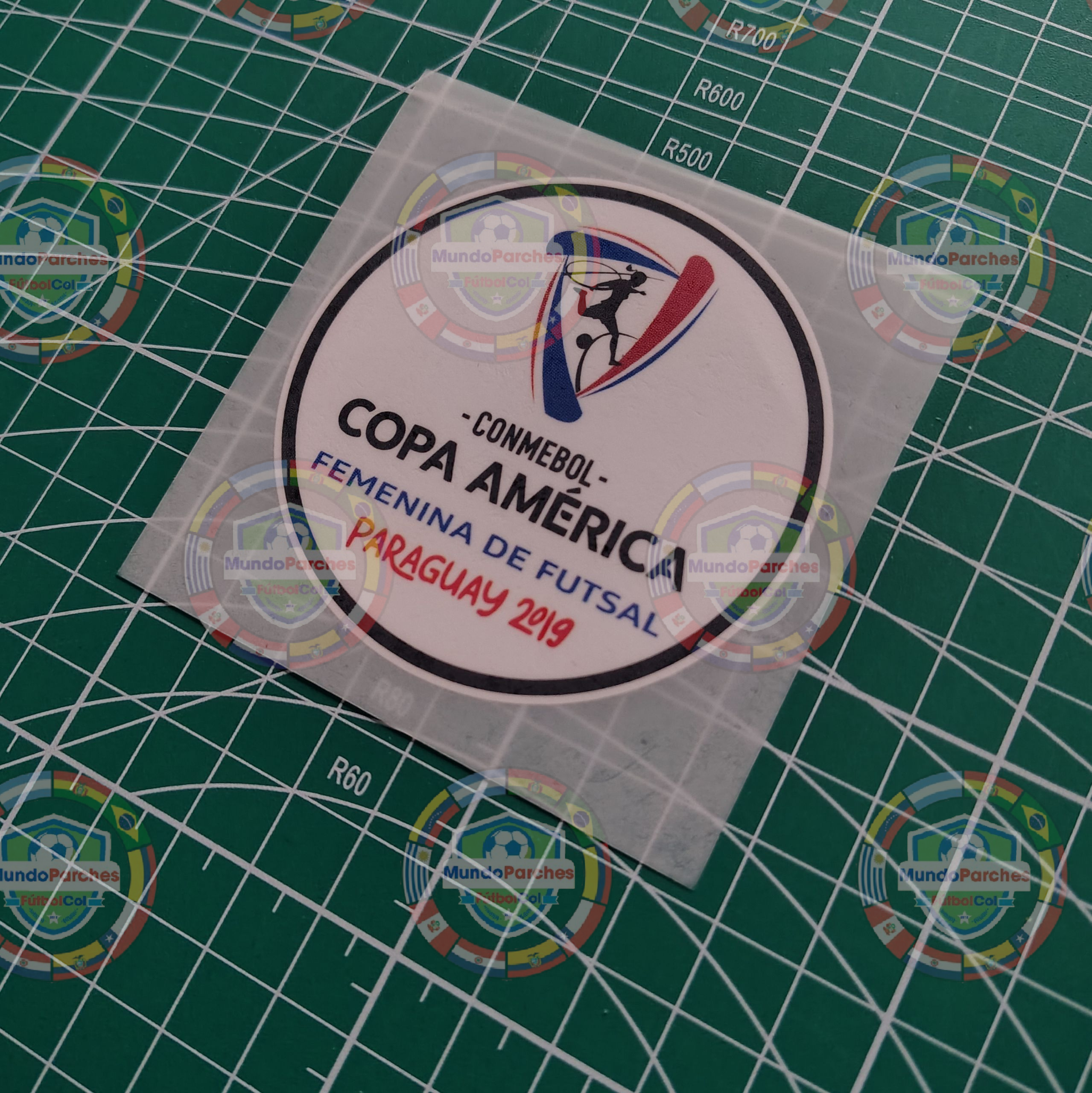 Parche Copa América Femenina Futsal Paraguay 2019 Original