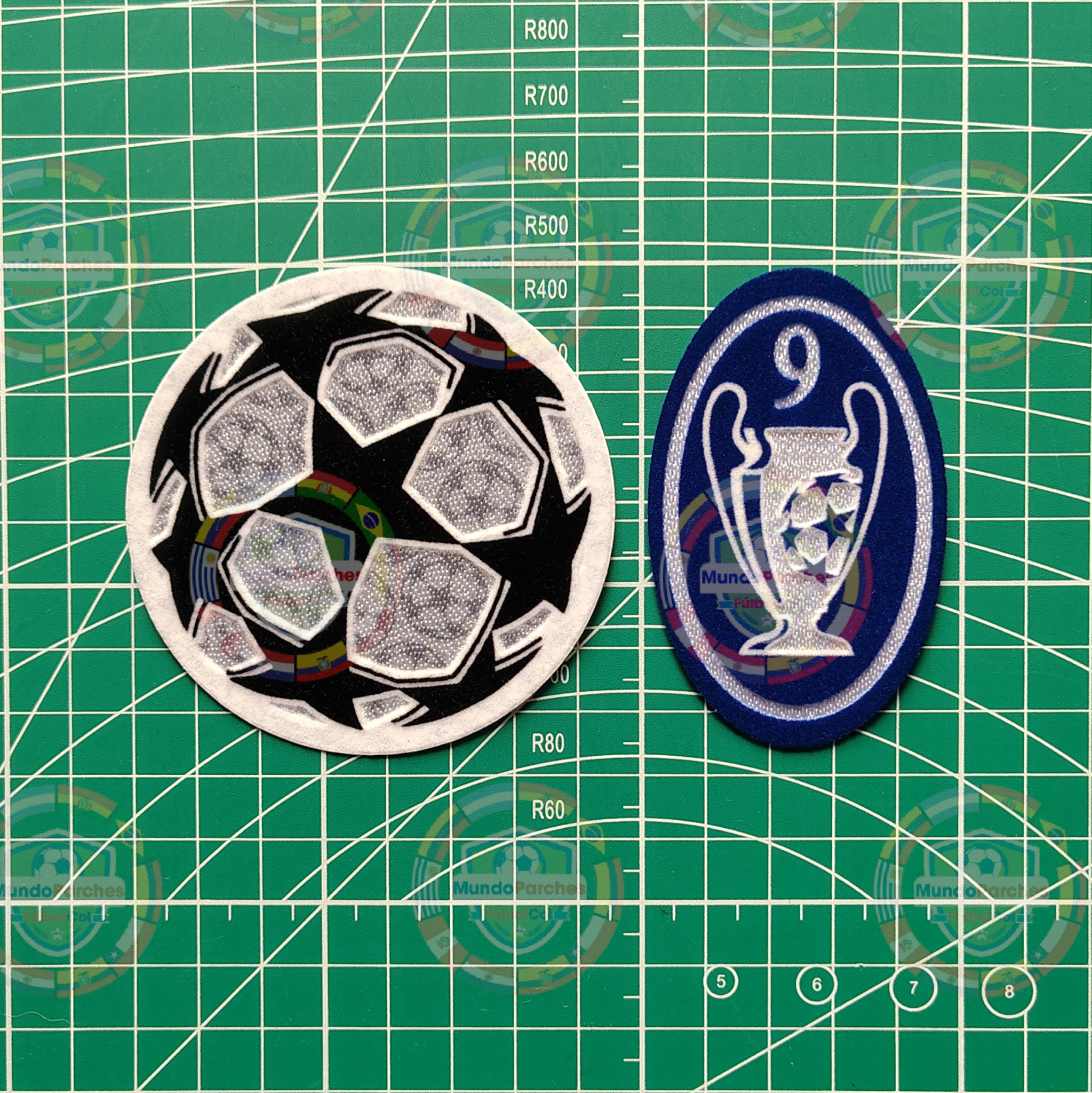 Set Parches Champions League 2008-2009 Real Madrid