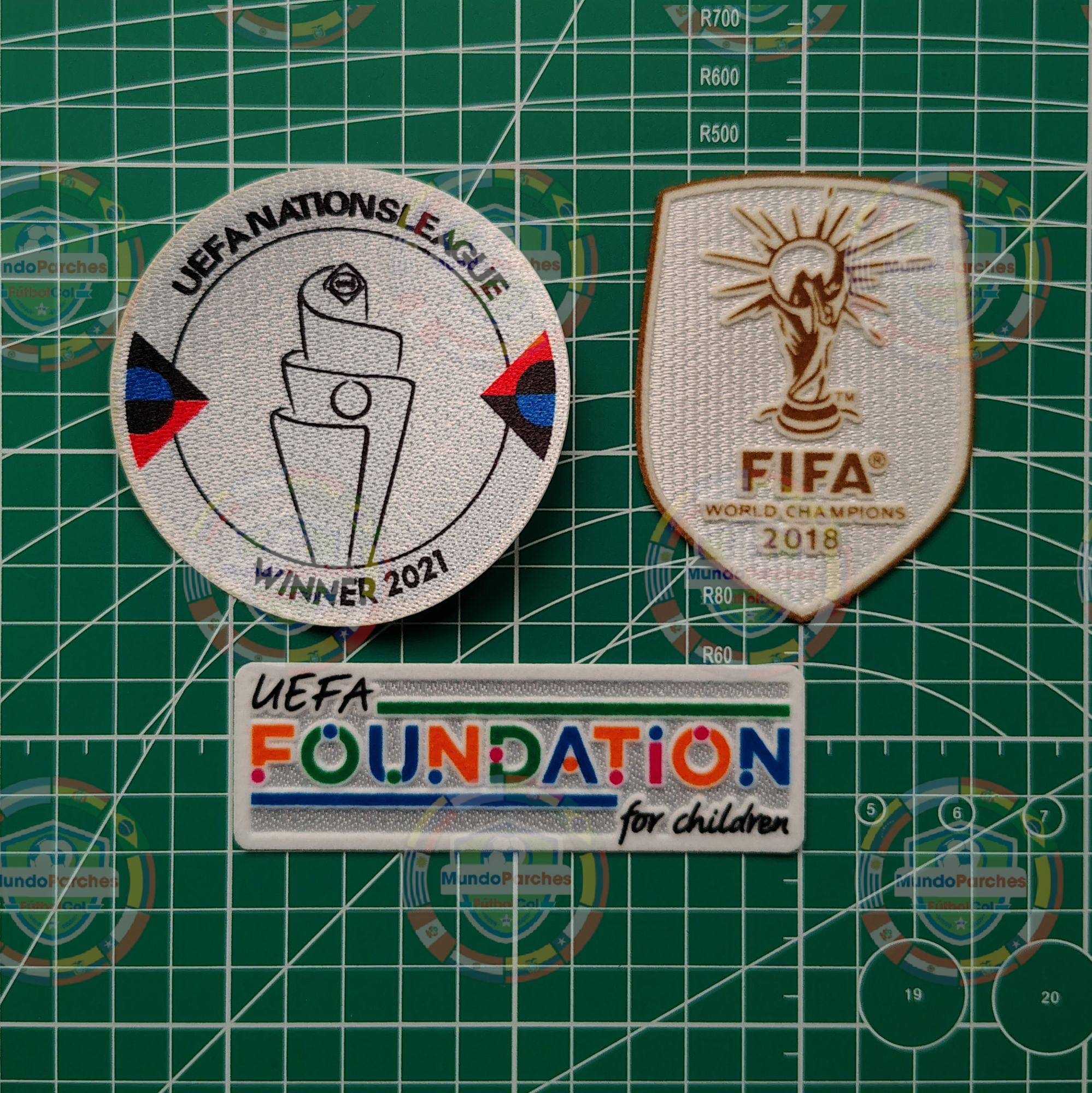Set 3 Parches Nations League 2022 Selección Francia