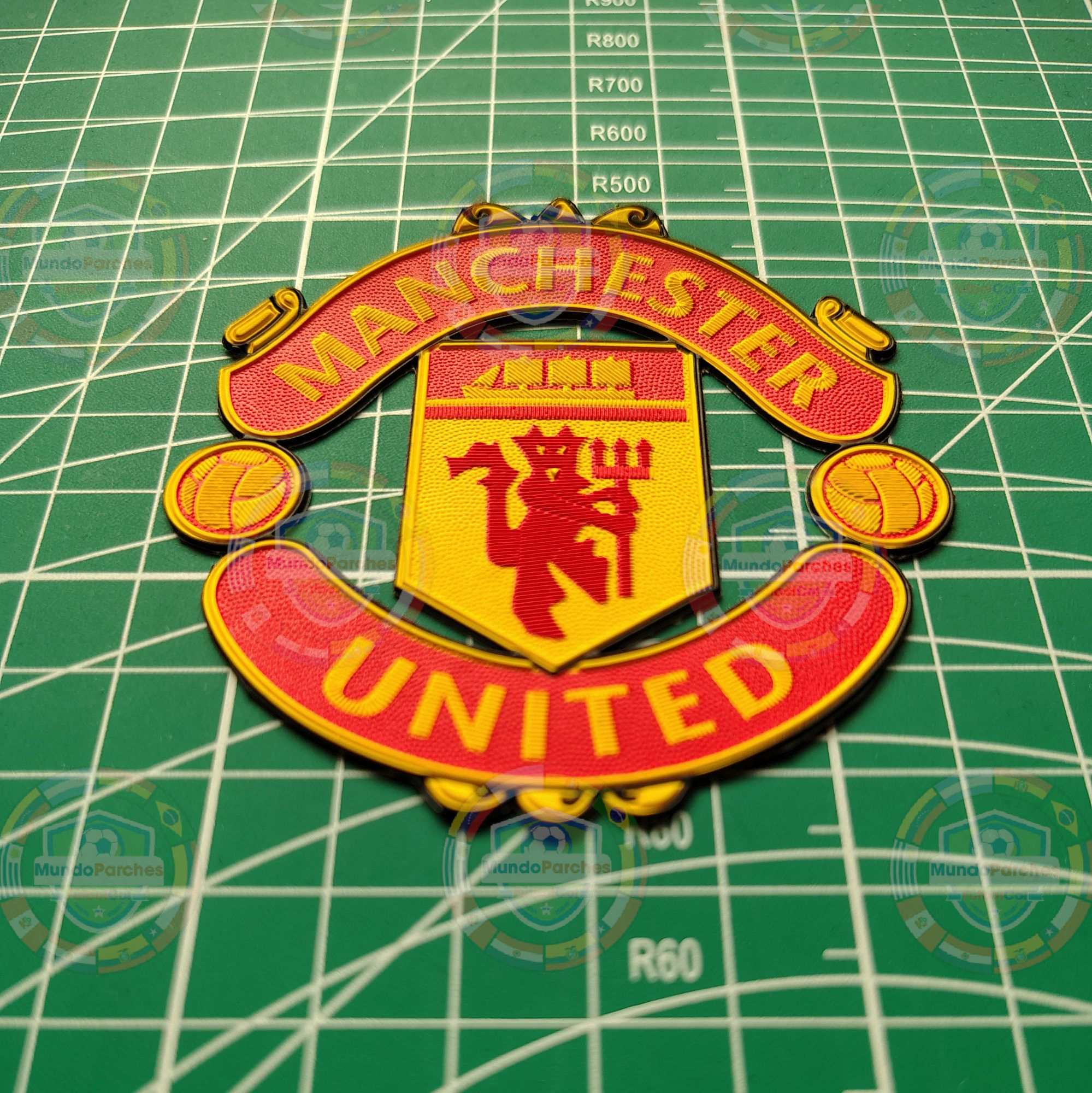 Escudo Manchester United material TPU (caucho) Full Color