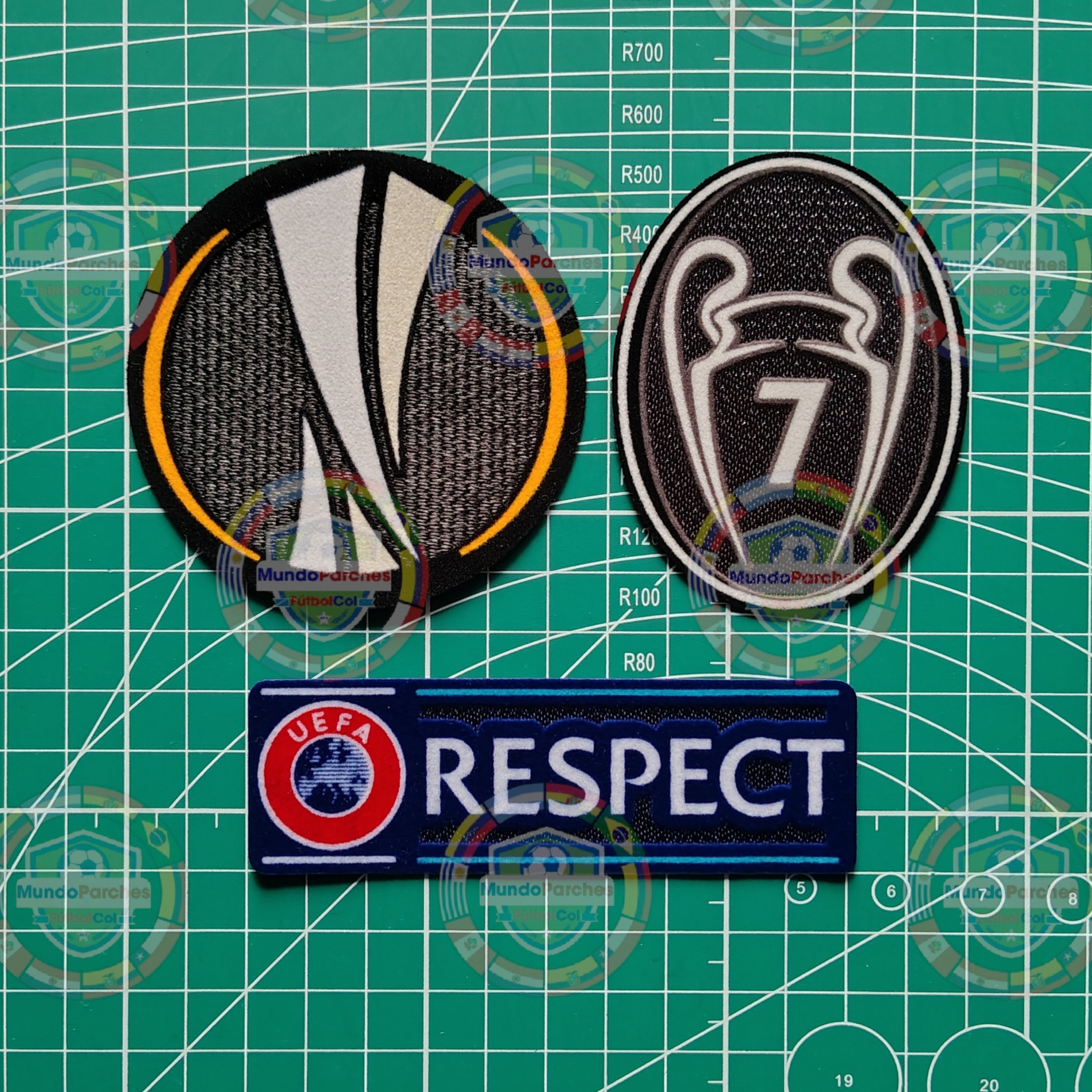 Set Parches Europa League 2017-2018 Ac Milán