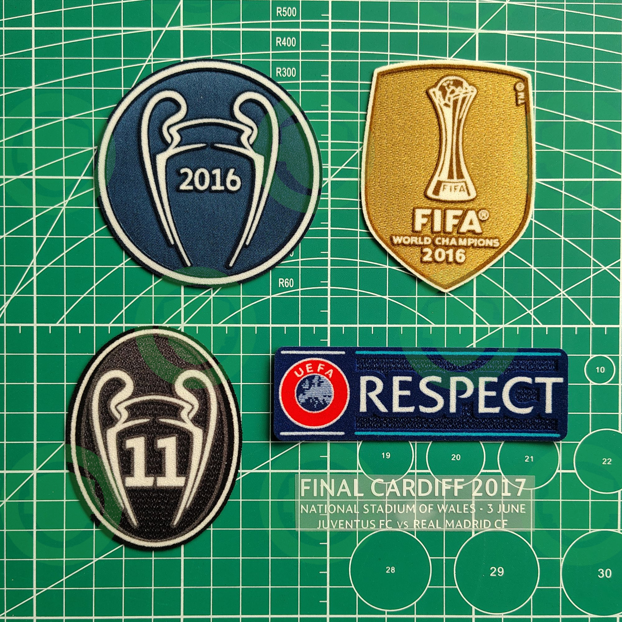 Set Parches Champions League Final 2017 Real Madrid