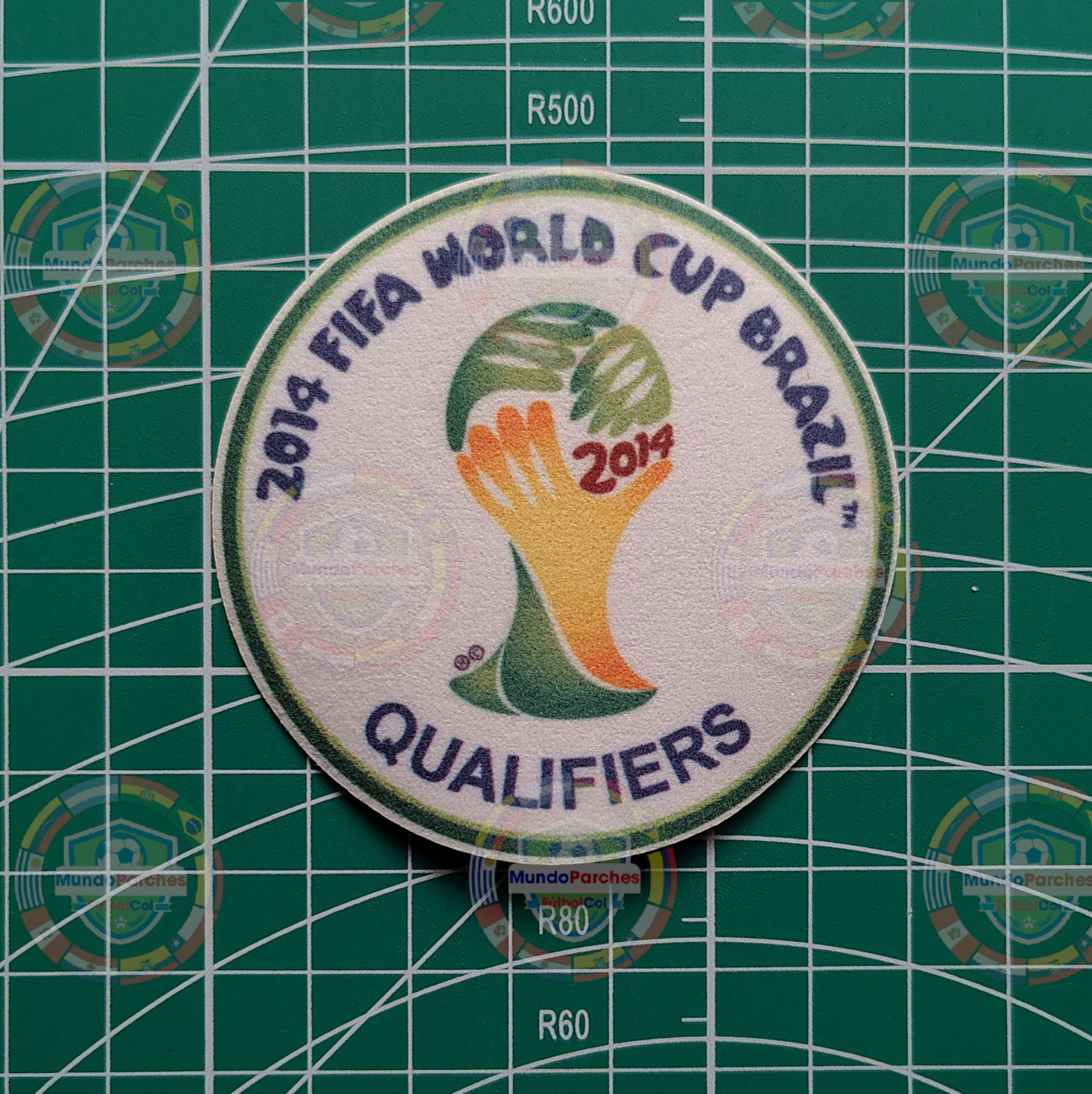 Set Parches Eliminatorias Mundial Brasil 2014