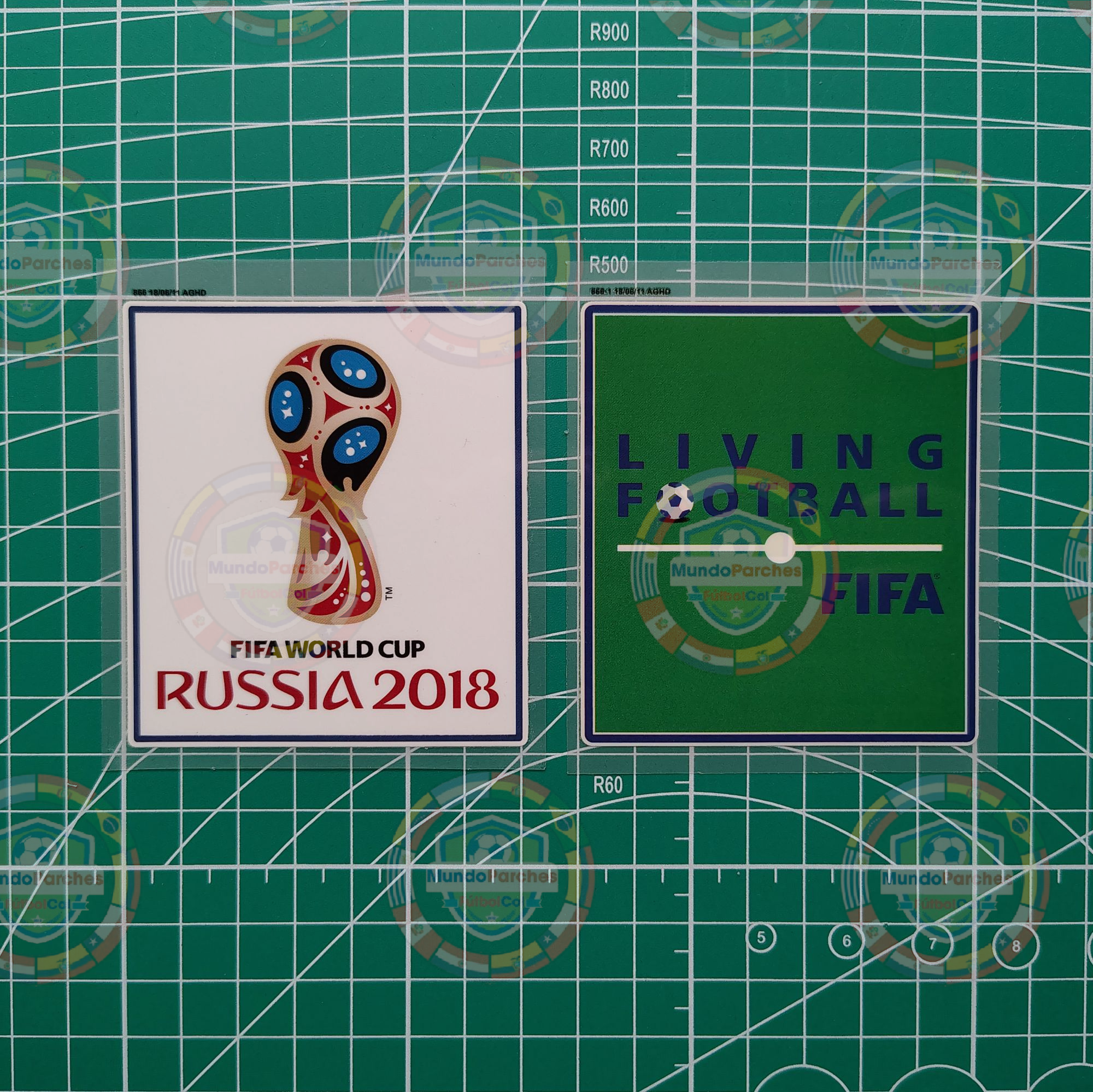 Set Parches Mundial Rusia 2018 Originales