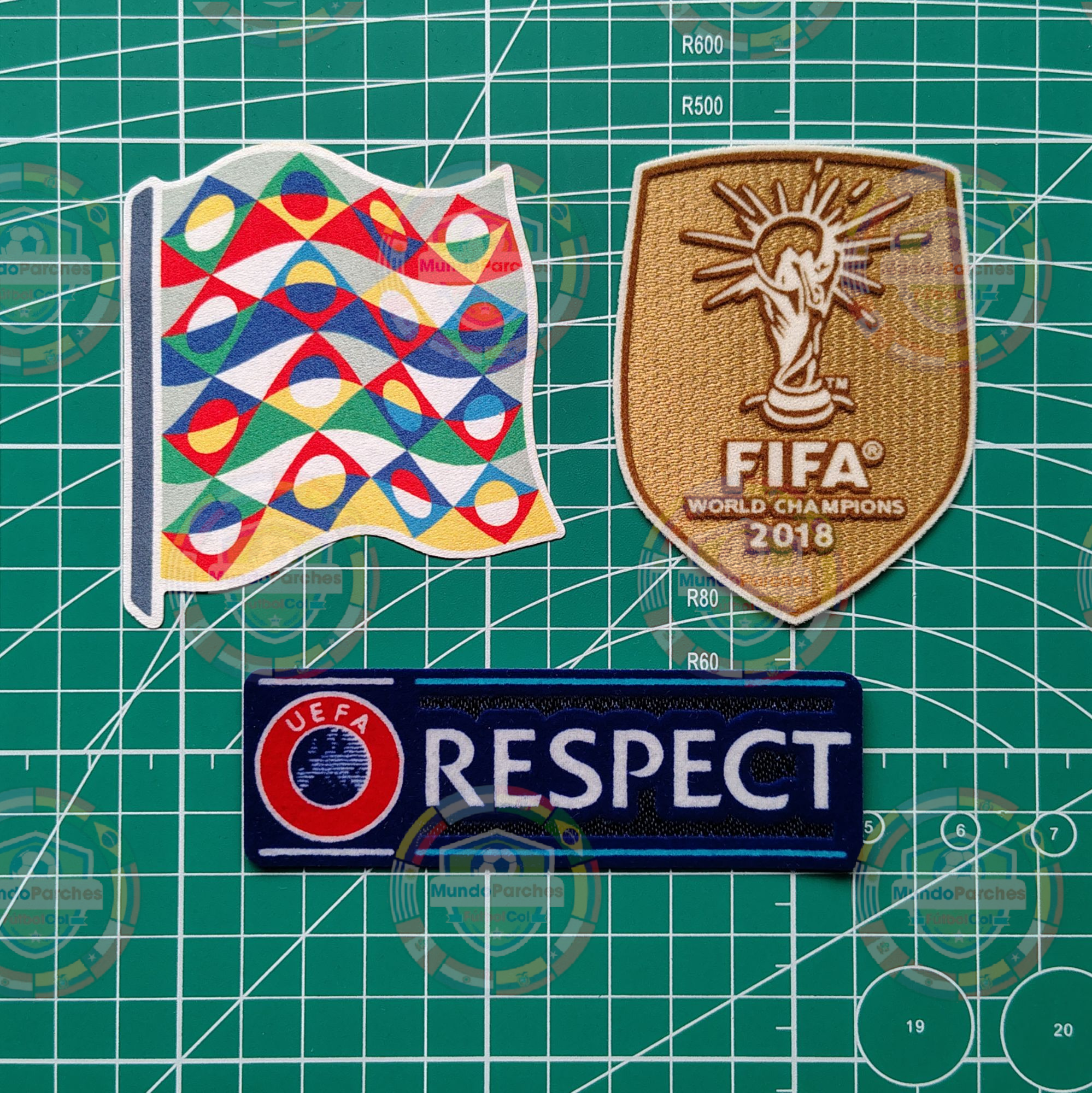 Set Parches Nations League 2020 Selección Francia
