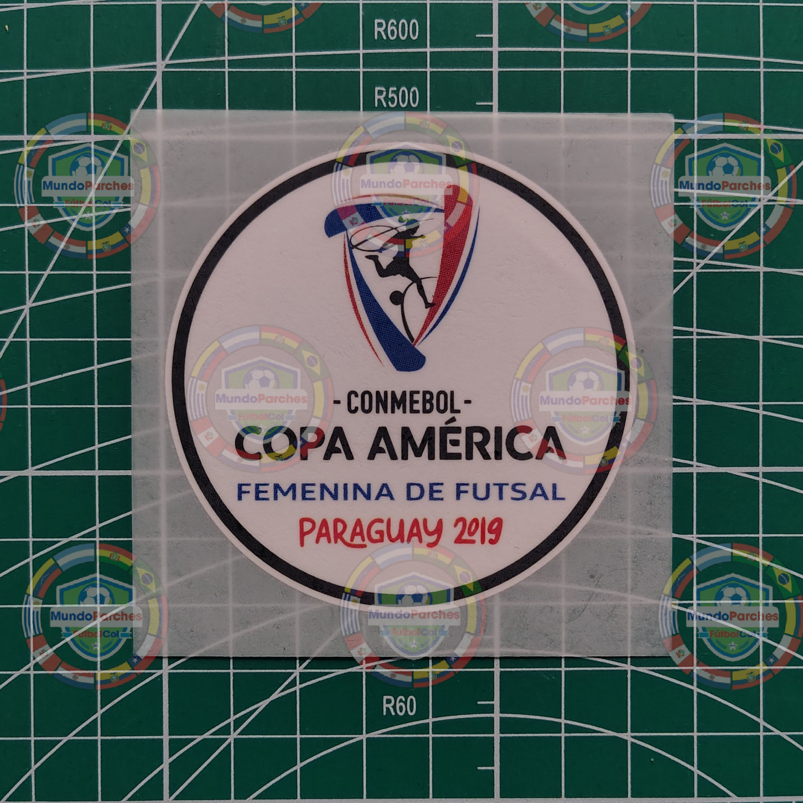 Parche Copa América Femenina Futsal Paraguay 2019 Original