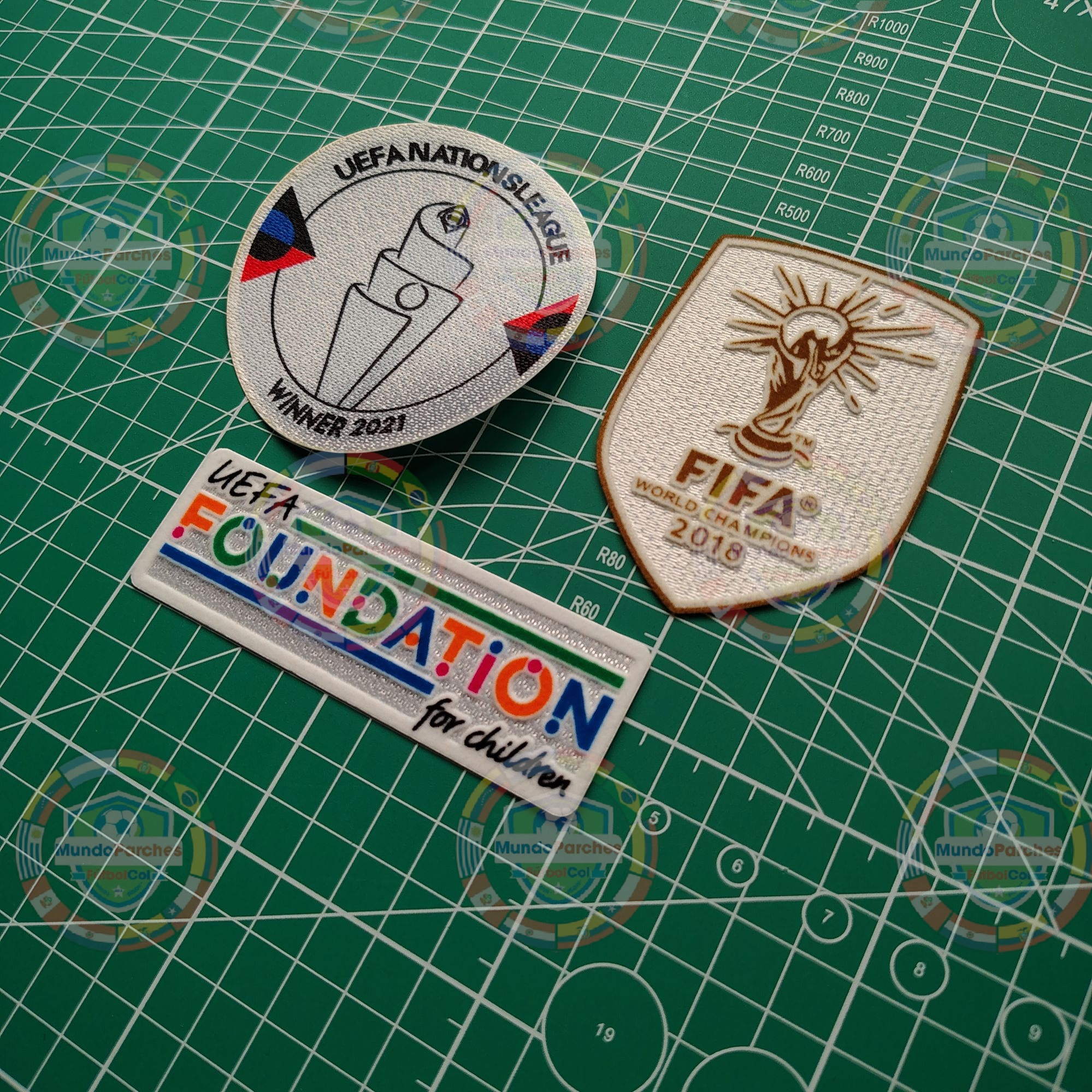 Set 3 Parches Nations League 2022 Selección Francia