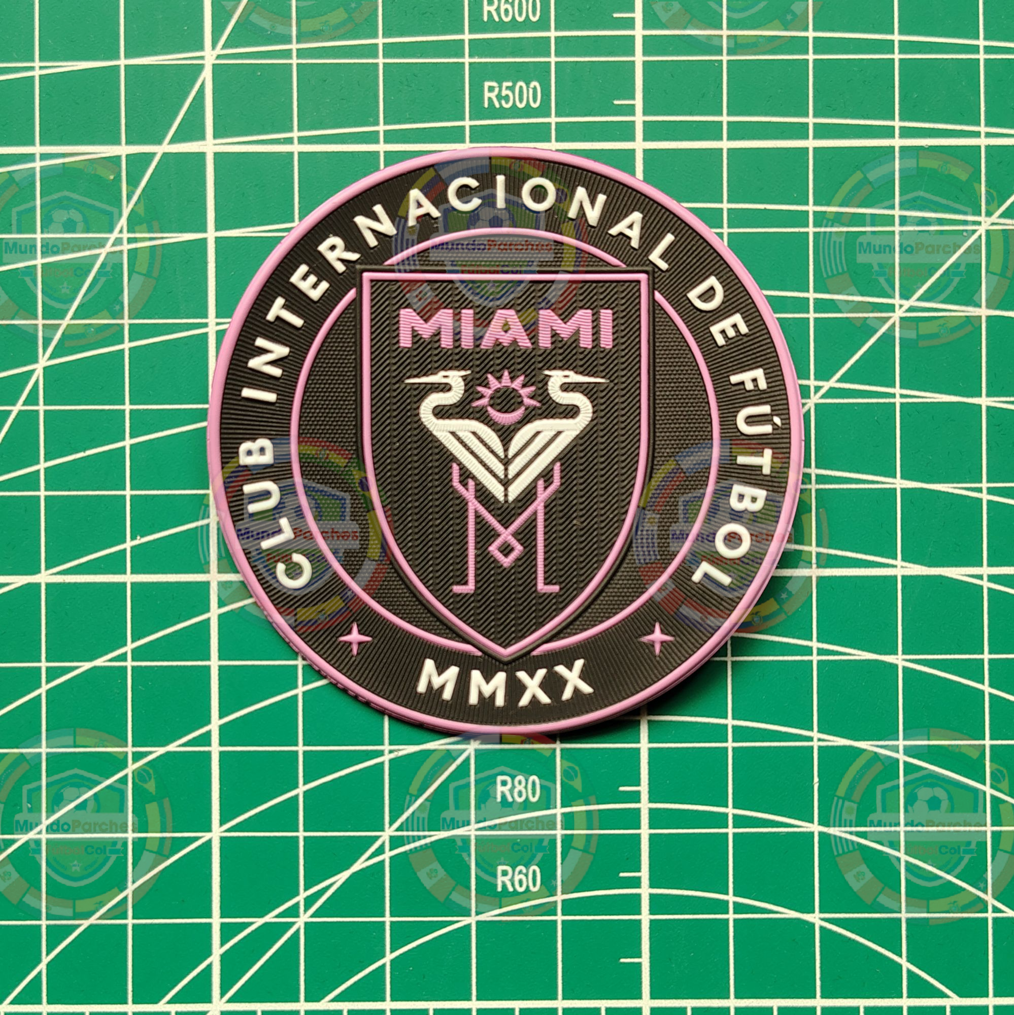 Escudo Inter De Miami Material Tpu (Caucho) Full Color