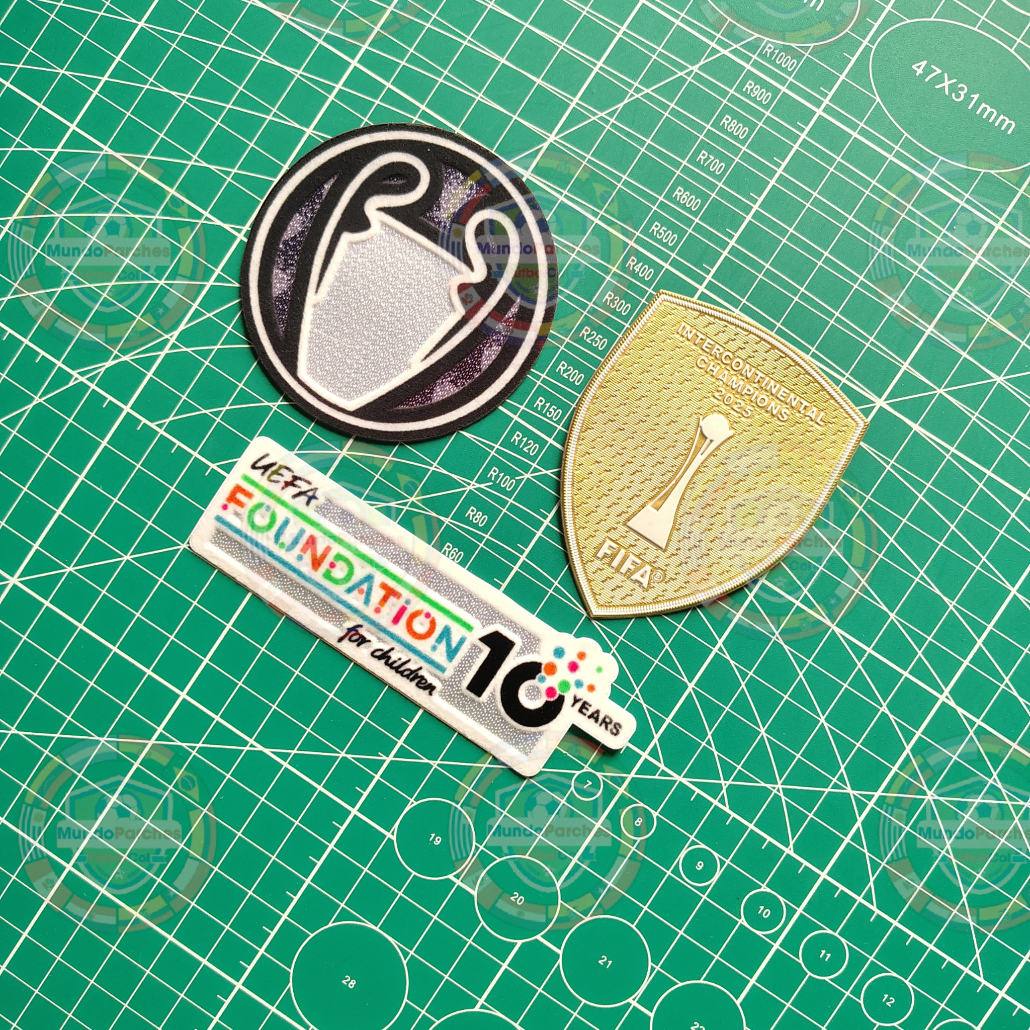 Set Parches Champions League 2025-2026 París Saint Germain Psg