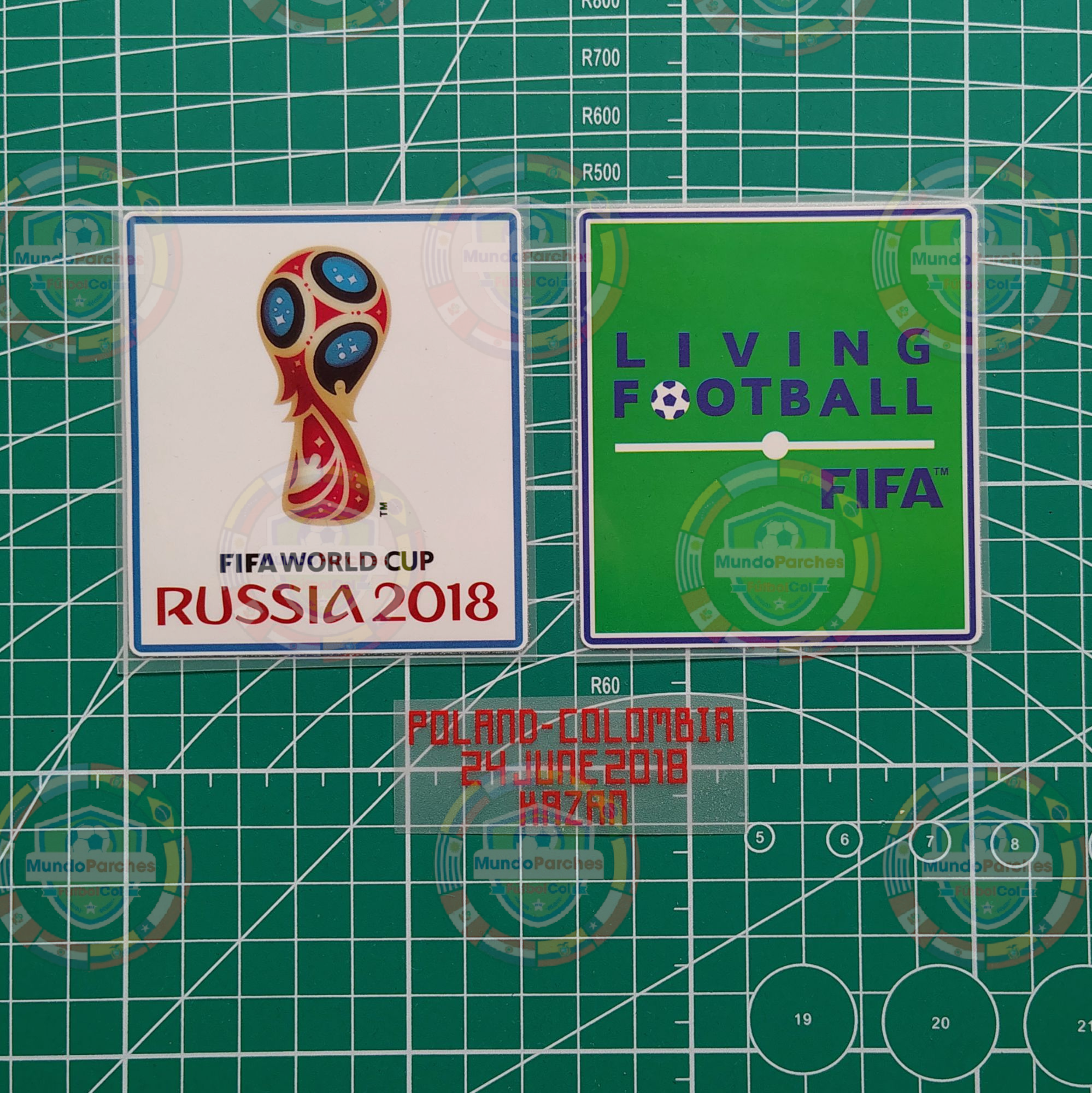 Set Parches Mundial Rusia 2018 Vs Polonia