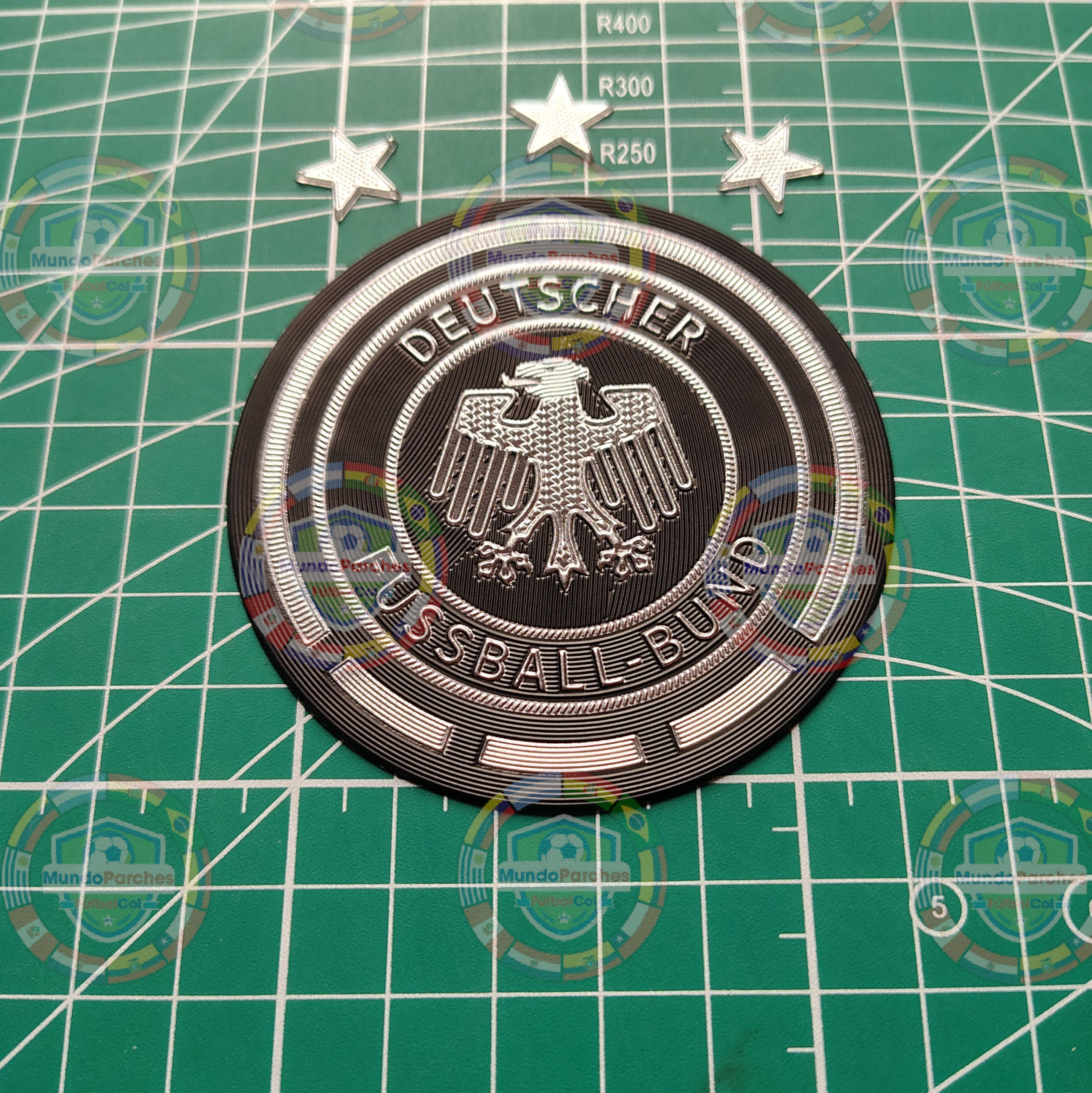 Escudo Selección Alemana Mundial Brasil 2014 Material Tpu (Caucho)