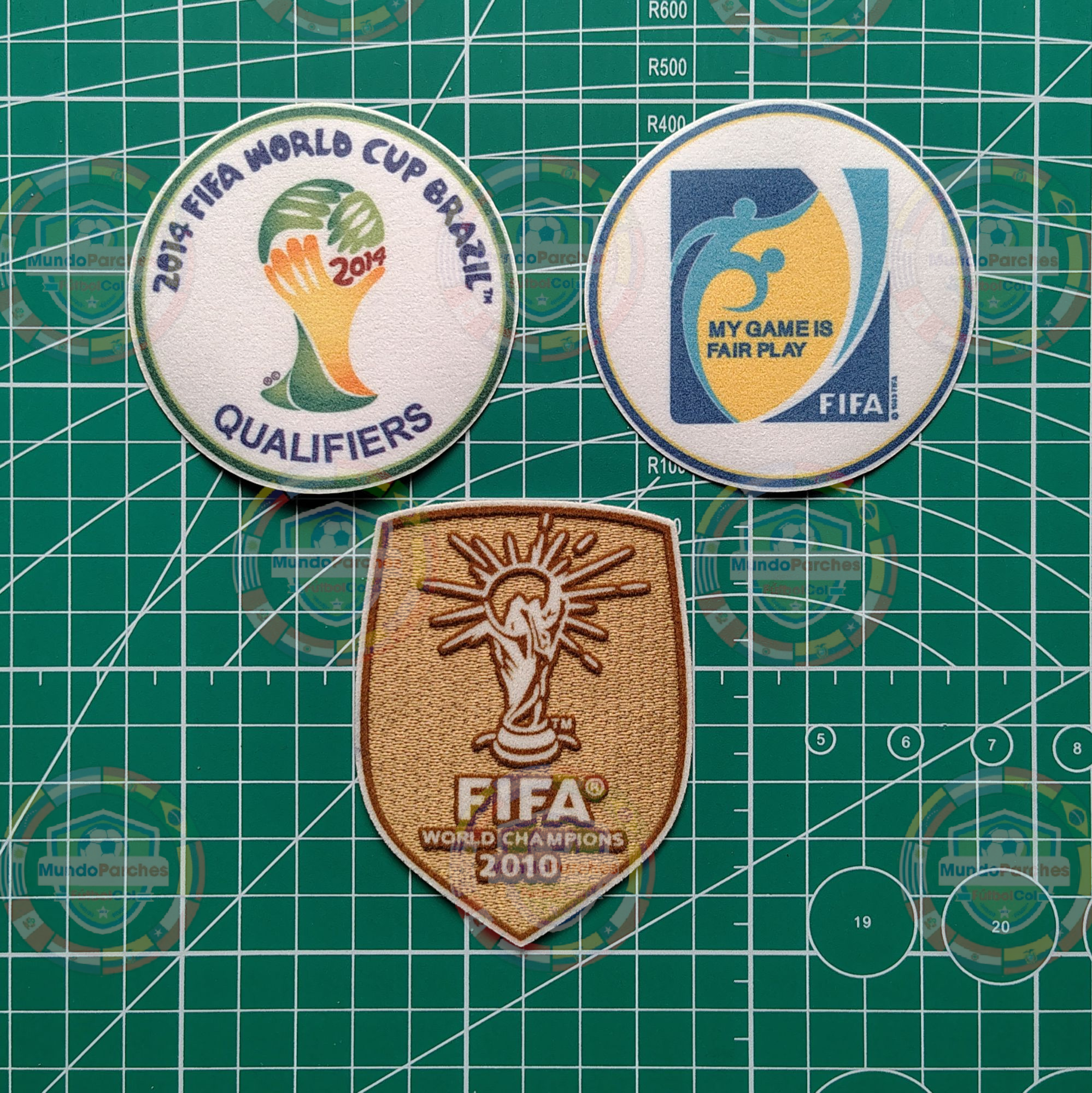 Set Parches Eliminatorias Europeas Mundial 2014 Brasil Selección España