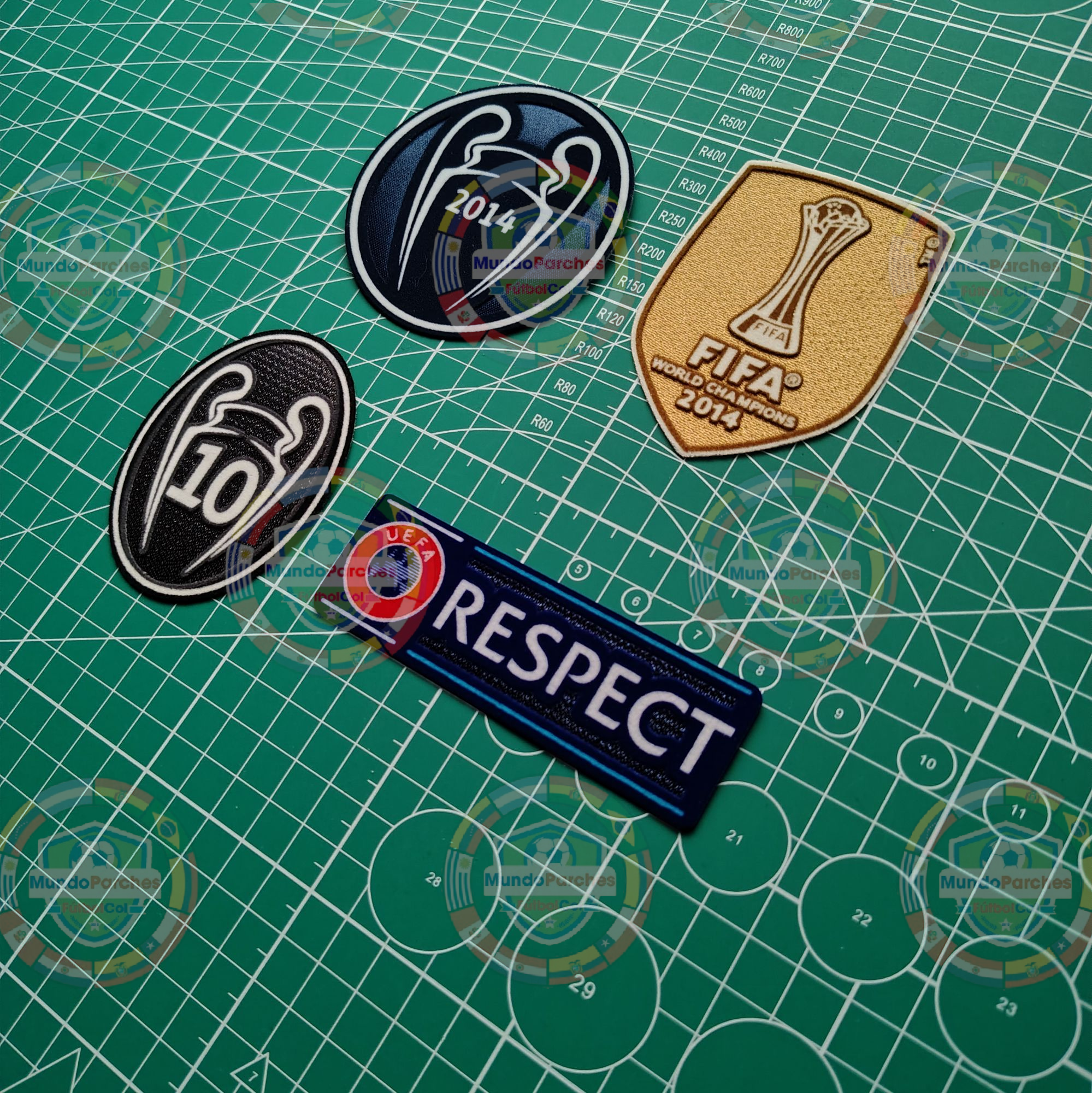 Set Parches Champions League 2014-2015 Real Madrid