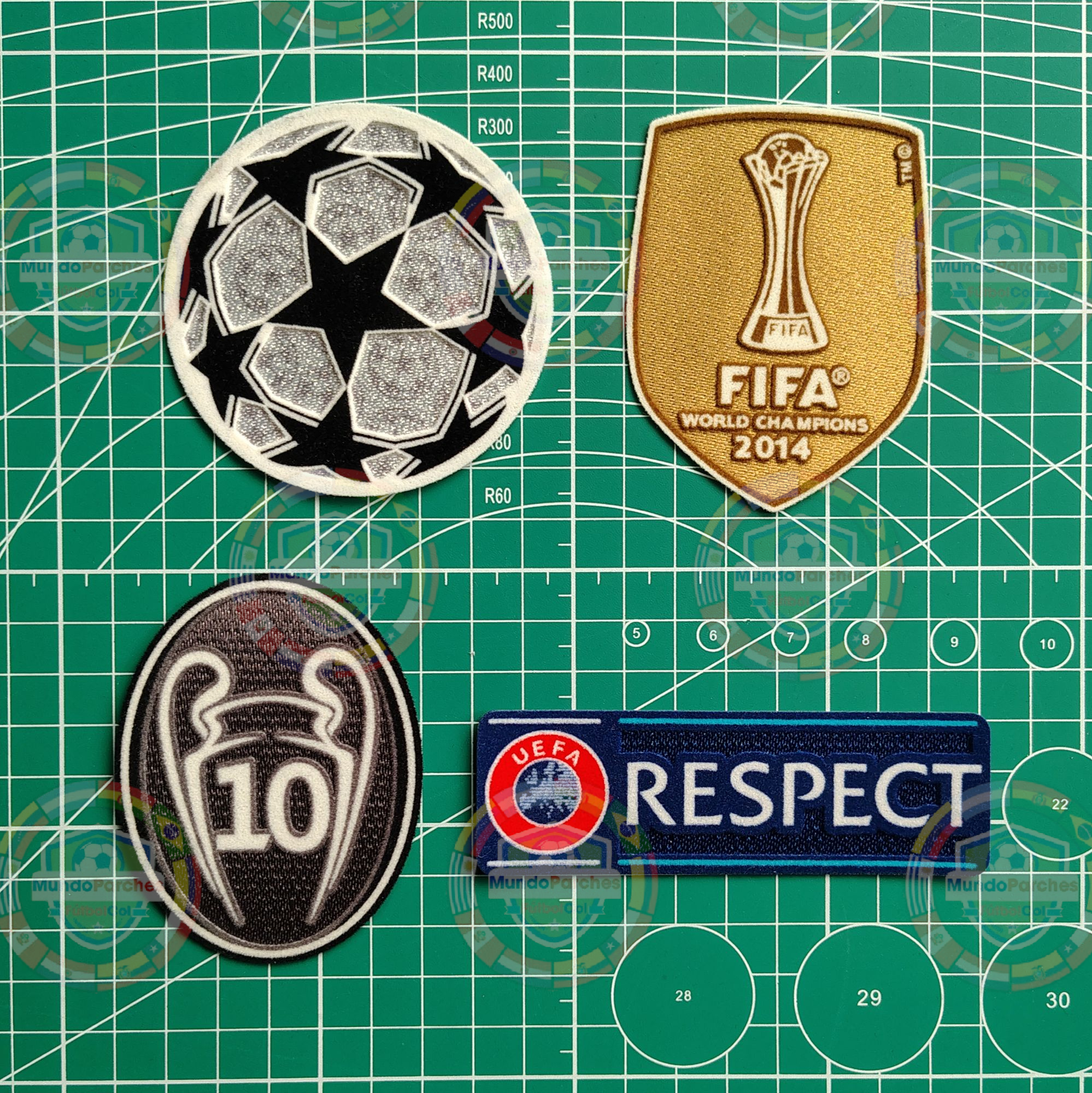 Set Parches Champions League 2015-2016 Real Madrid