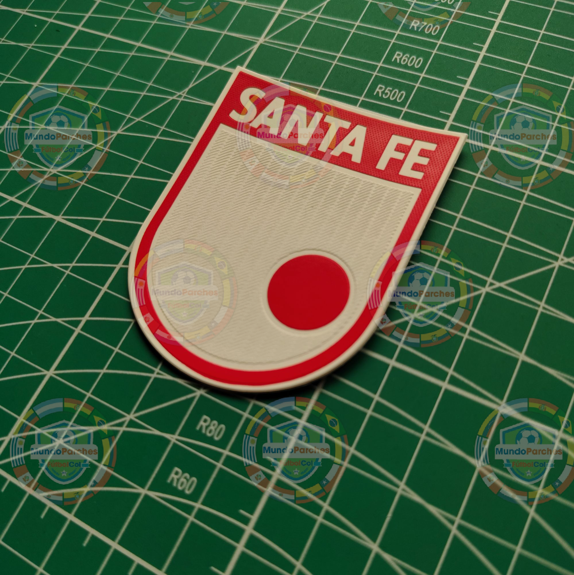 Escudo Independiente Santa Fé Material Tpu (Caucho) Full Color