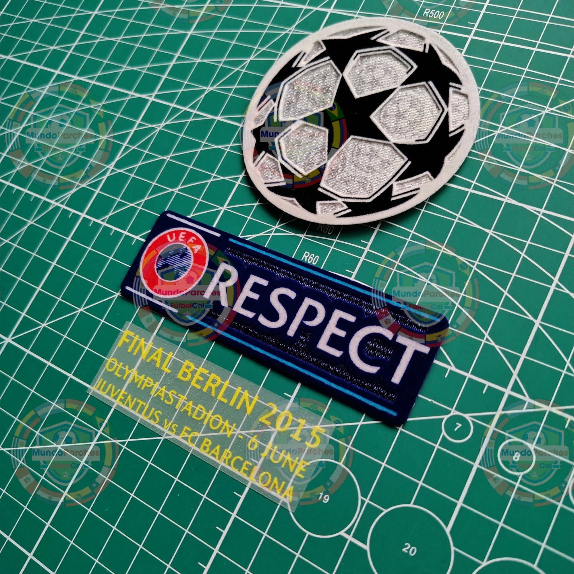 Set Parches Champions League Final 2015 Barcelona