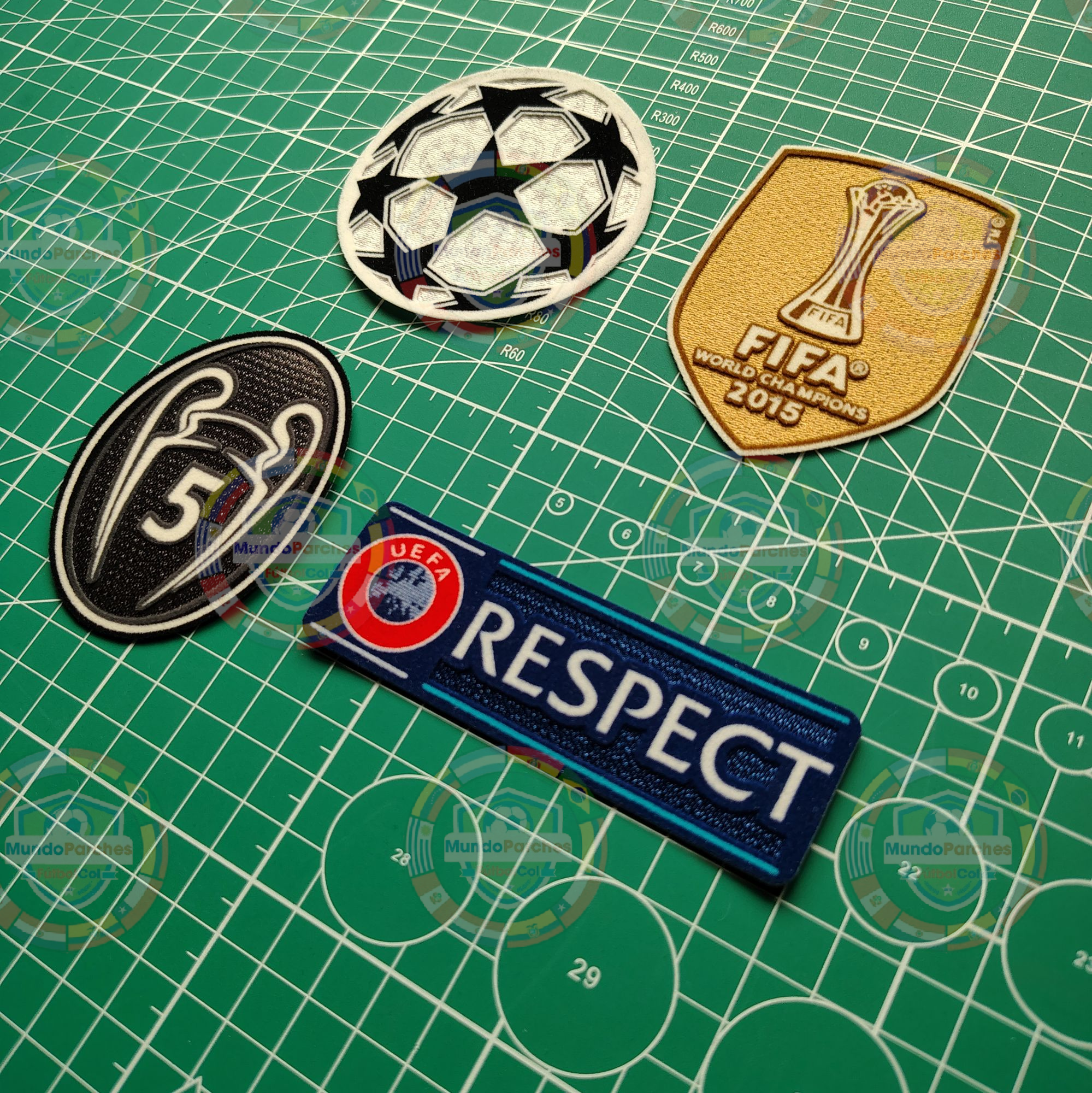 Set Parches Champions League 2016- 2017 Barcelona