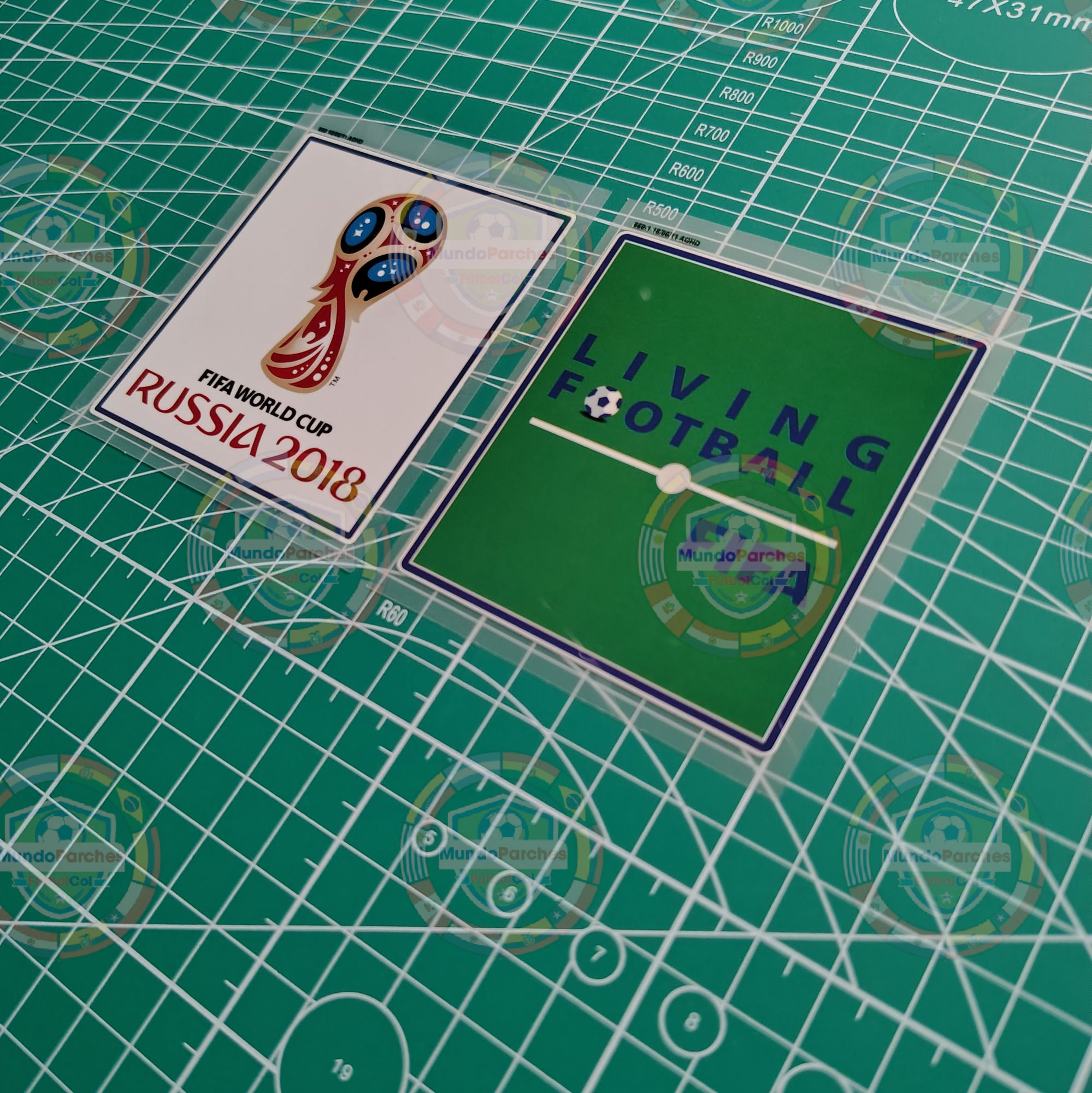 Set Parches Mundial Rusia 2018 Originales