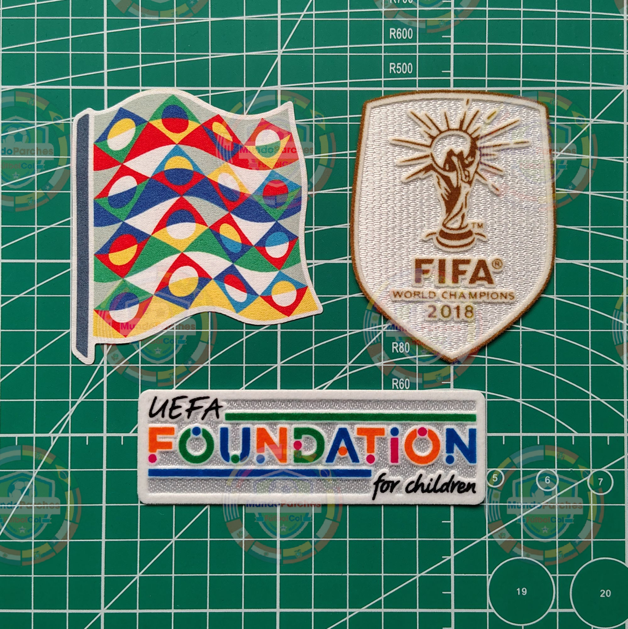 Set 3 Parches Nations League 2021 Selección Francia