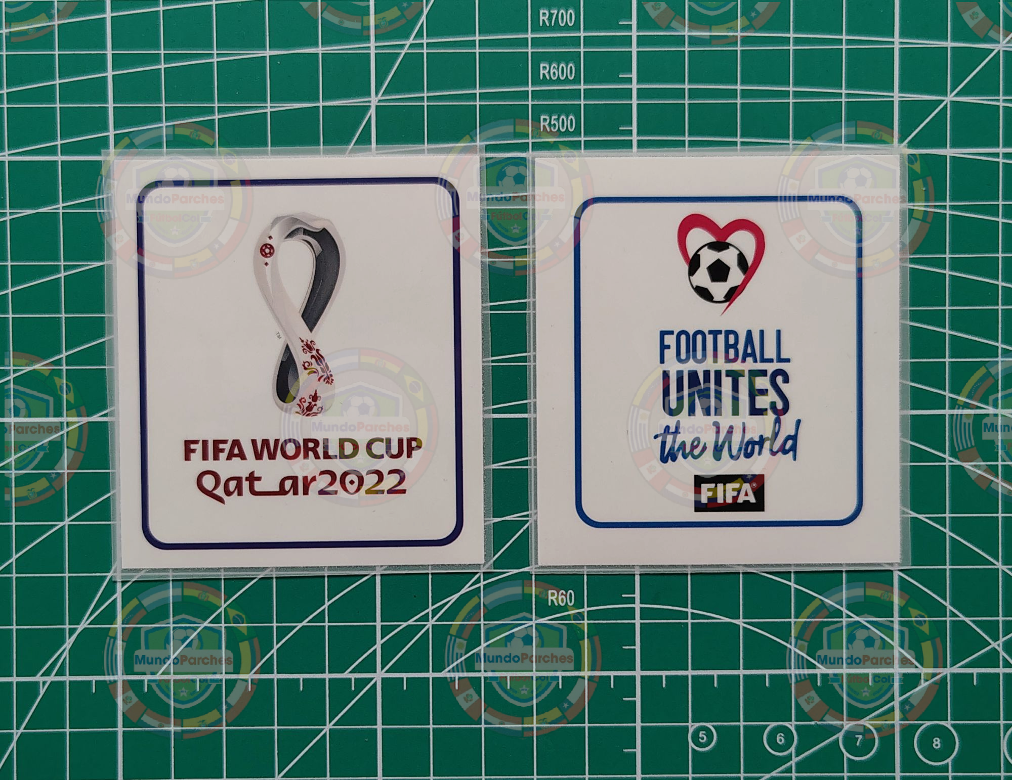 Set Parches Mundial Qatar 2022 Prendas Oscuras