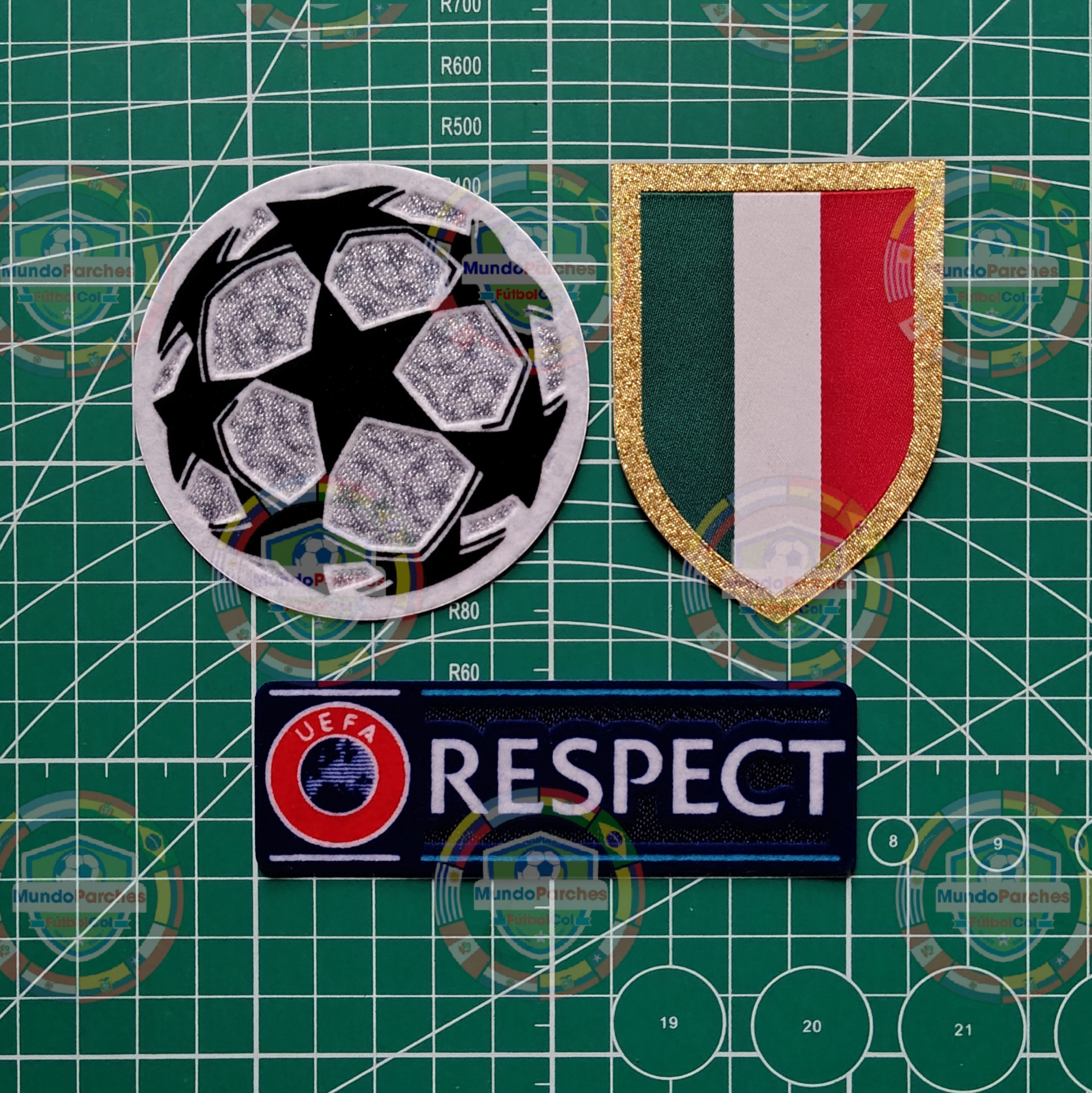 Set Parches Champions League 2013- 2014 Juventus